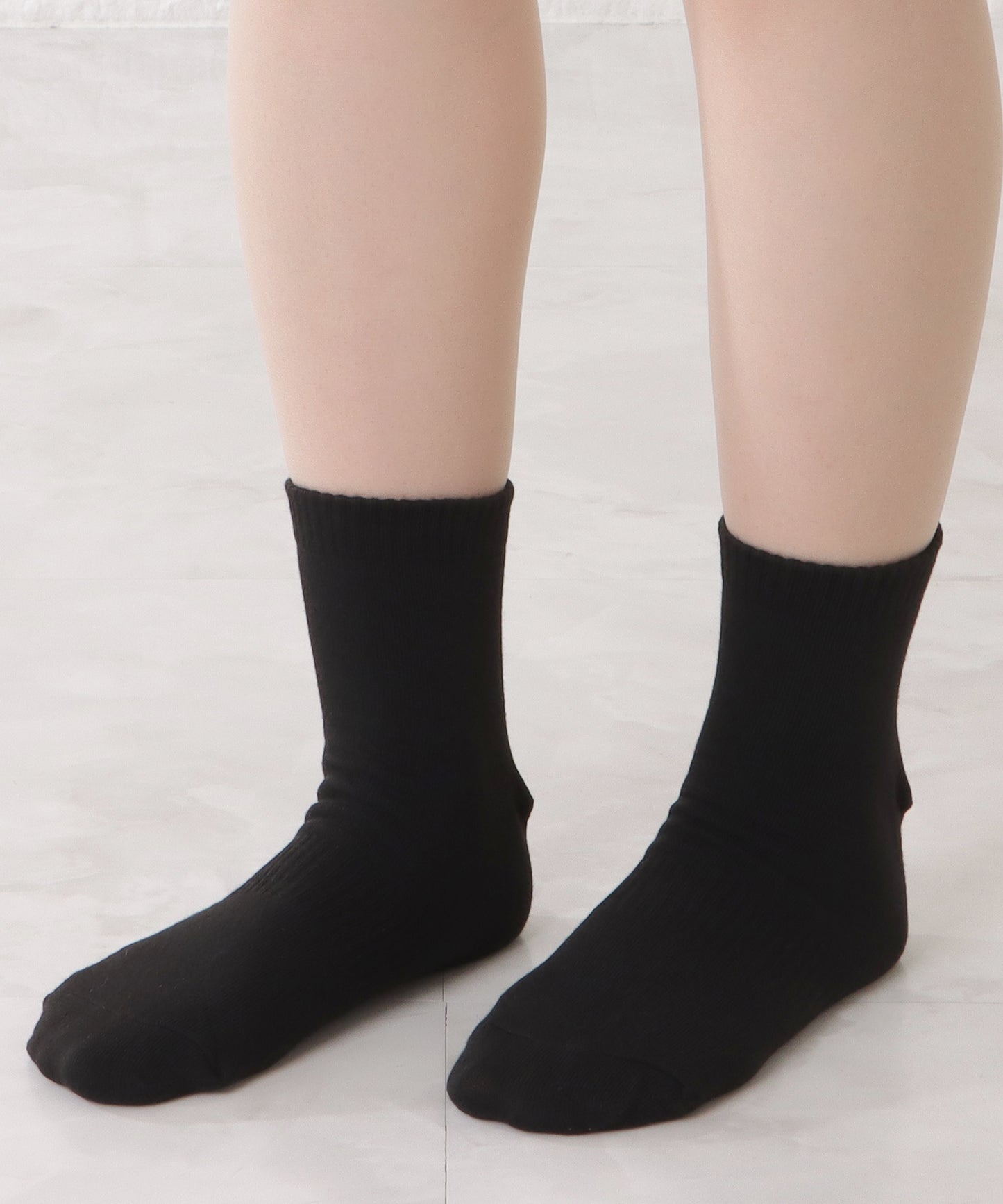 【10足セット】ベーシックコットン無地ショート丈ソックス