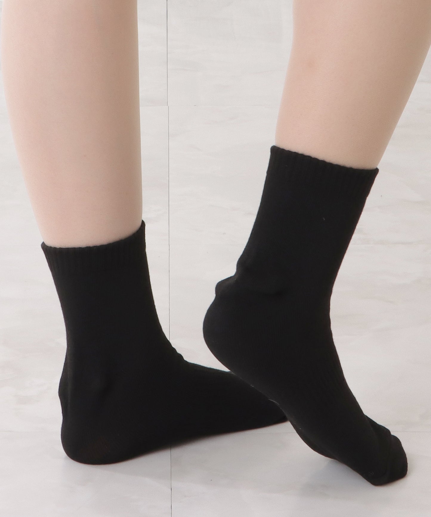 【10足セット】ベーシックコットン無地ショート丈ソックス