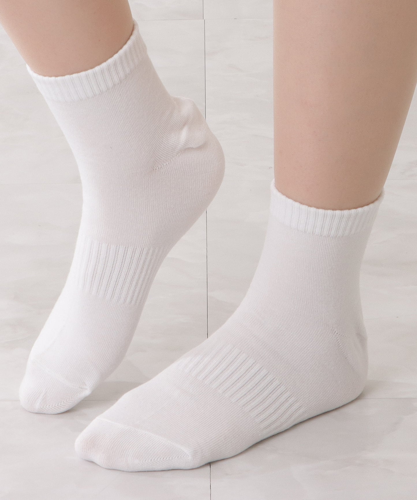 【10足セット】ベーシックコットン無地ショート丈ソックス