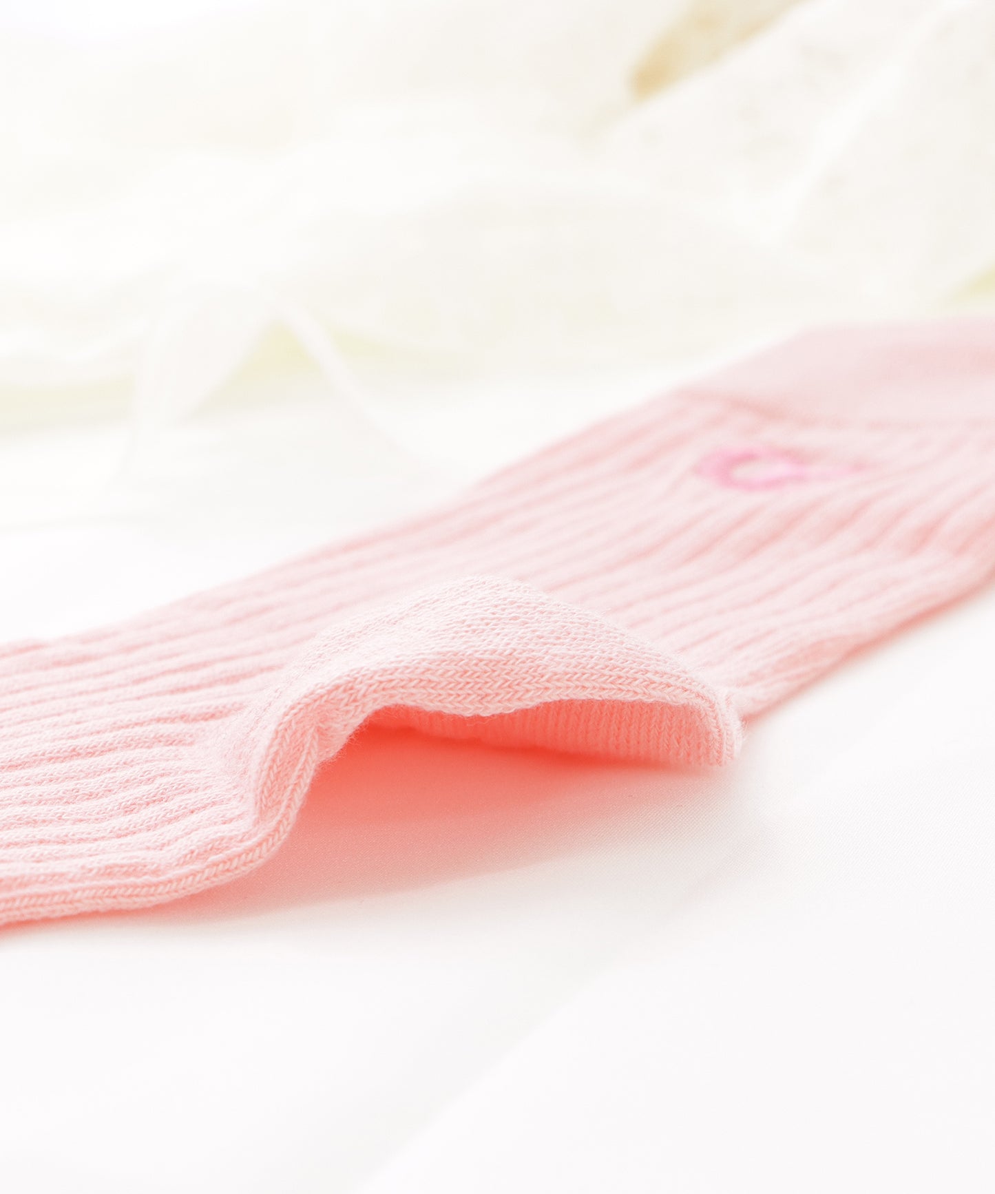 【10足セット】ハート刺繍ショート丈リブソックス