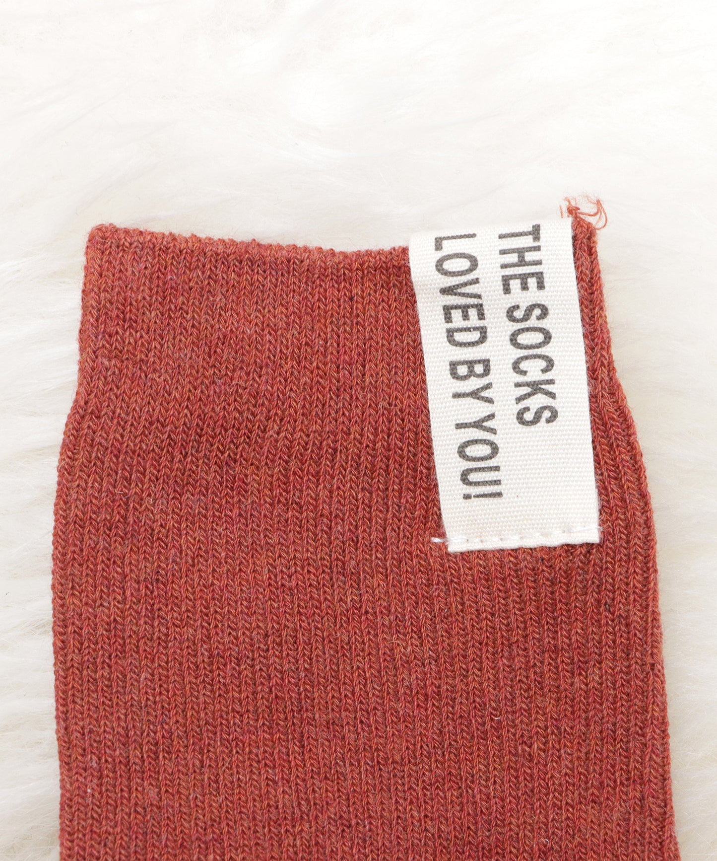 【5色組】タグデザインクルーソックスセット