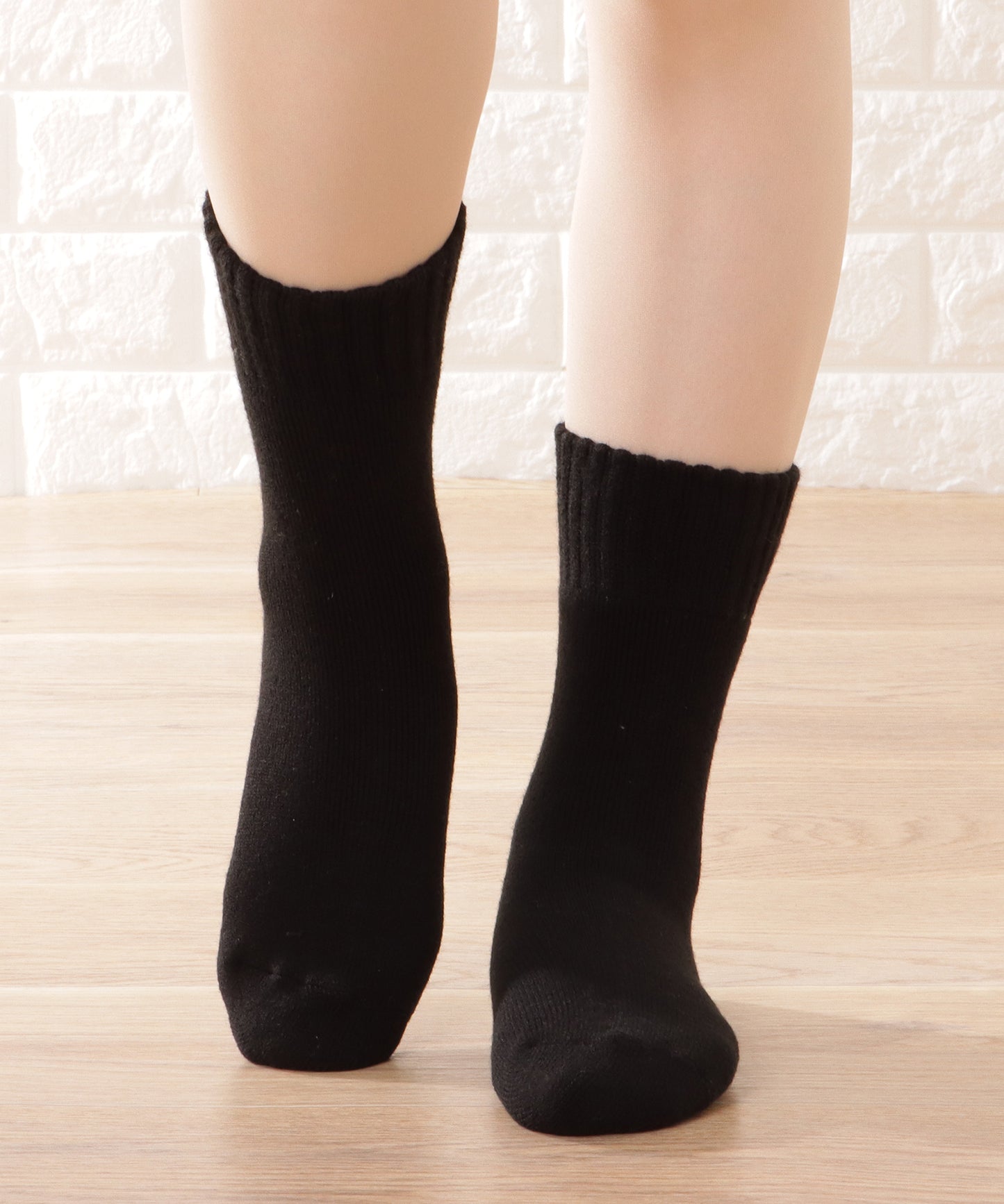 【7足セット】カシミヤタッチあったかルームソックス