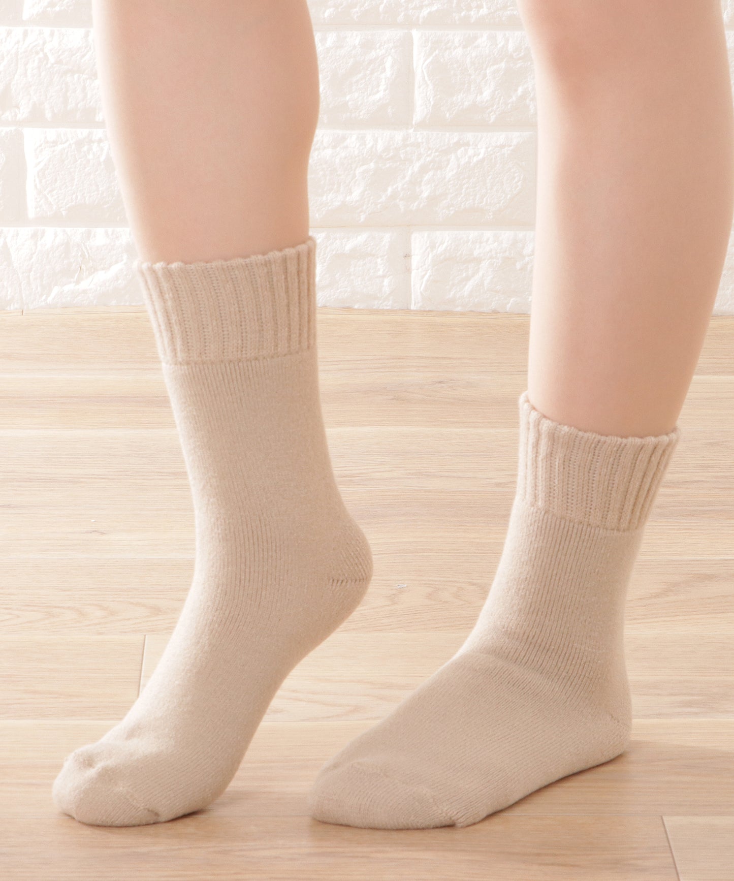 【7足セット】カシミヤタッチあったかルームソックス