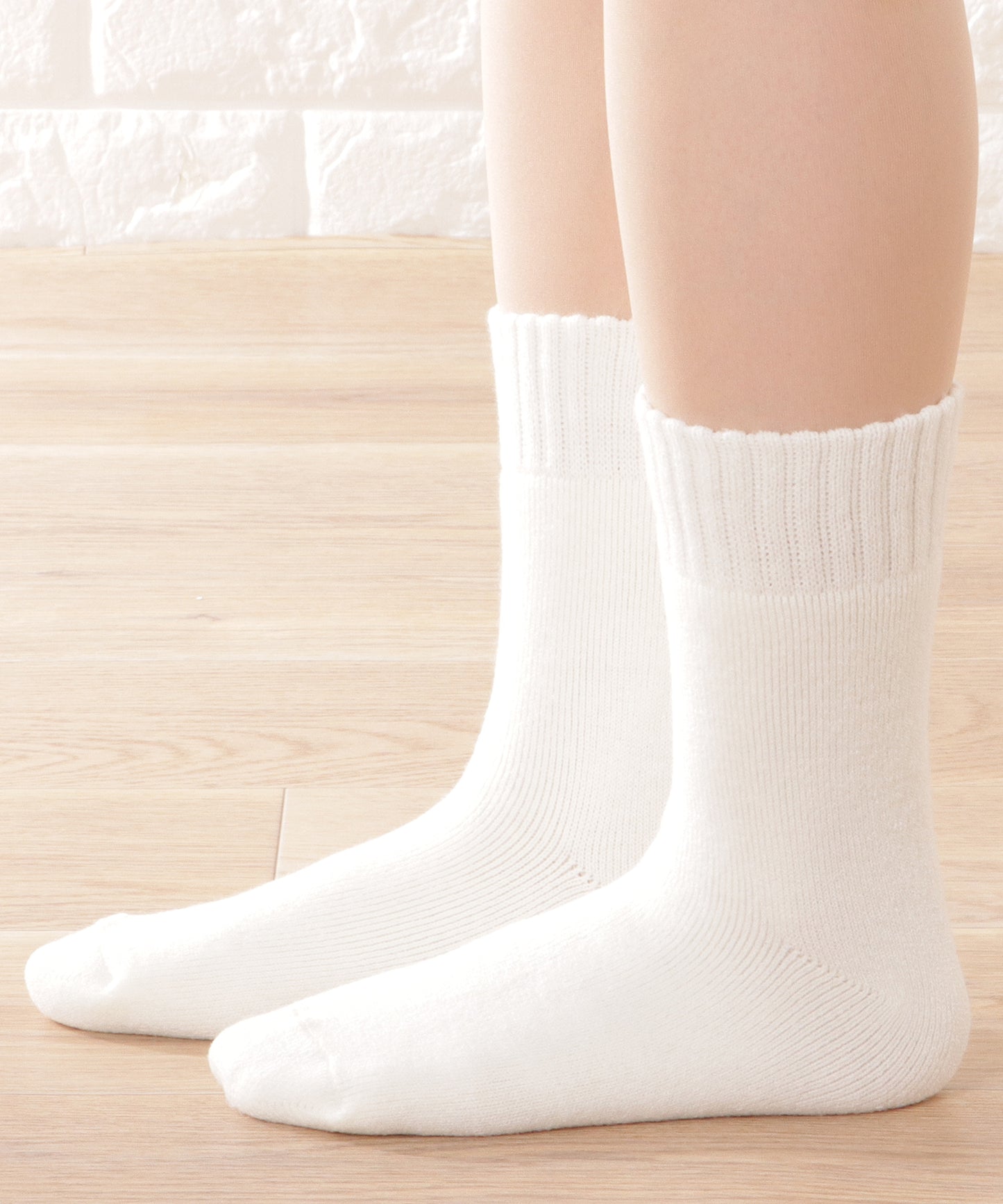 【7足セット】カシミヤタッチあったかルームソックス