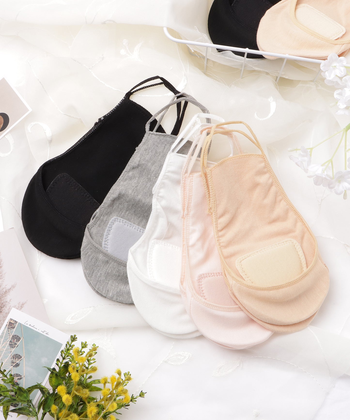 【7足セット】バックストラップ付きカバーソックス