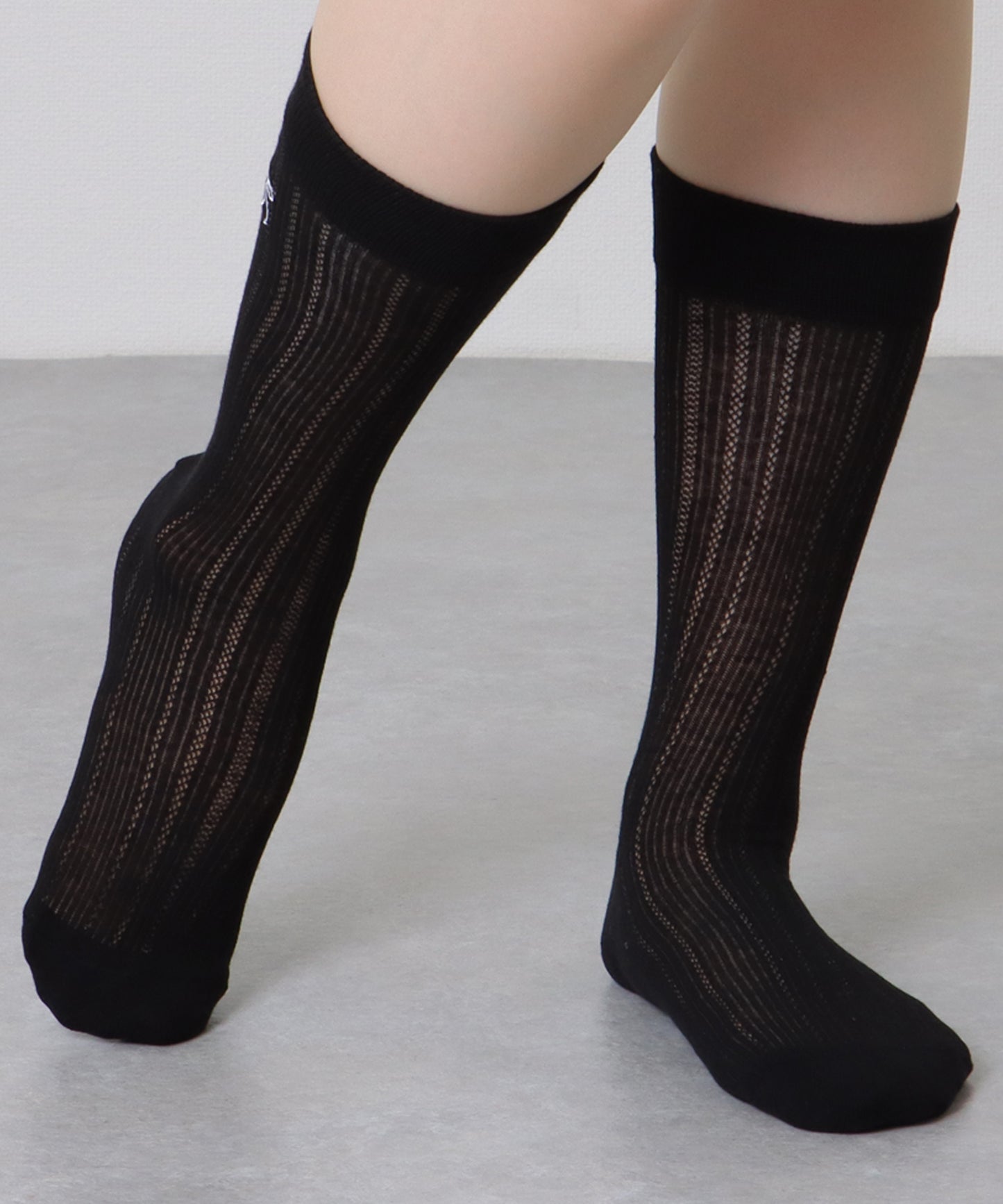 【5足セット】 リボン 刺繍付き レース クルー丈 ソックス