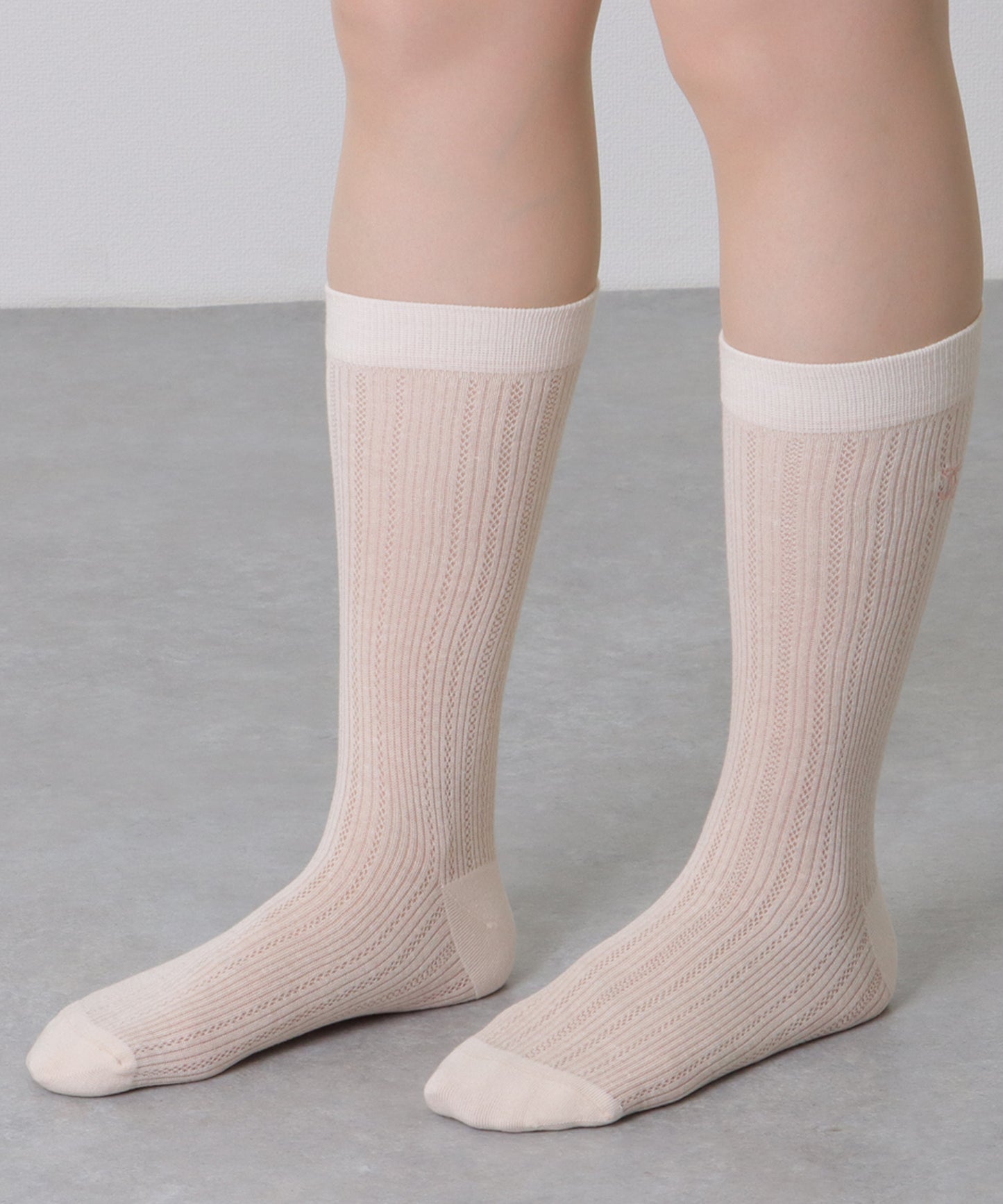 【5足セット】 リボン 刺繍付き レース クルー丈 ソックス