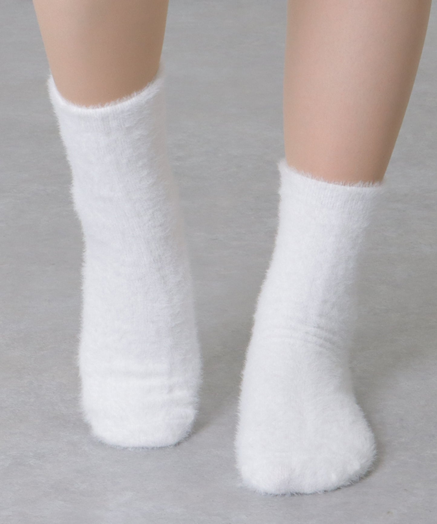【5足セット】ハート 刺繍 シャギー ルーム ソックス