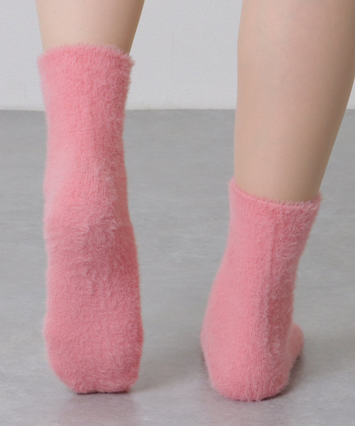 【5足セット】ハート 刺繍 シャギー ルーム ソックス