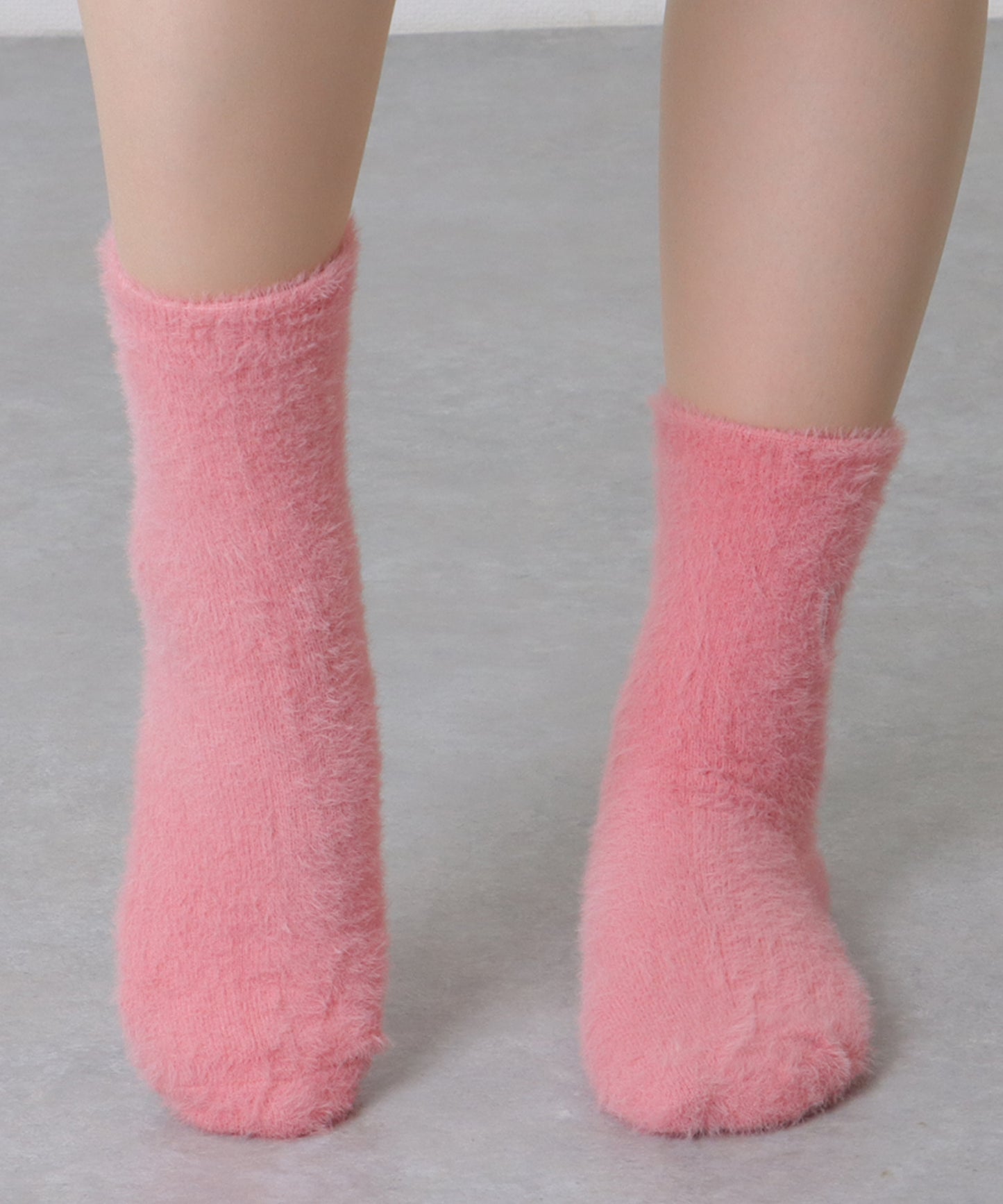 【5足セット】ハート 刺繍 シャギー ルーム ソックス