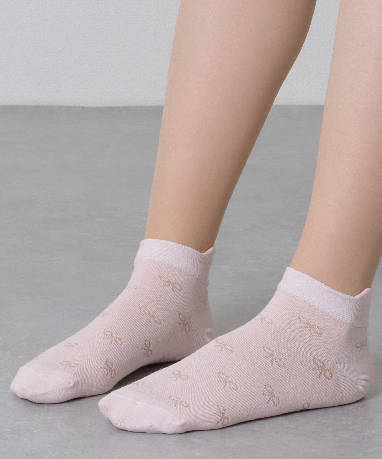 【6足セット】リボン モチーフ ベーシック ショート ソックス