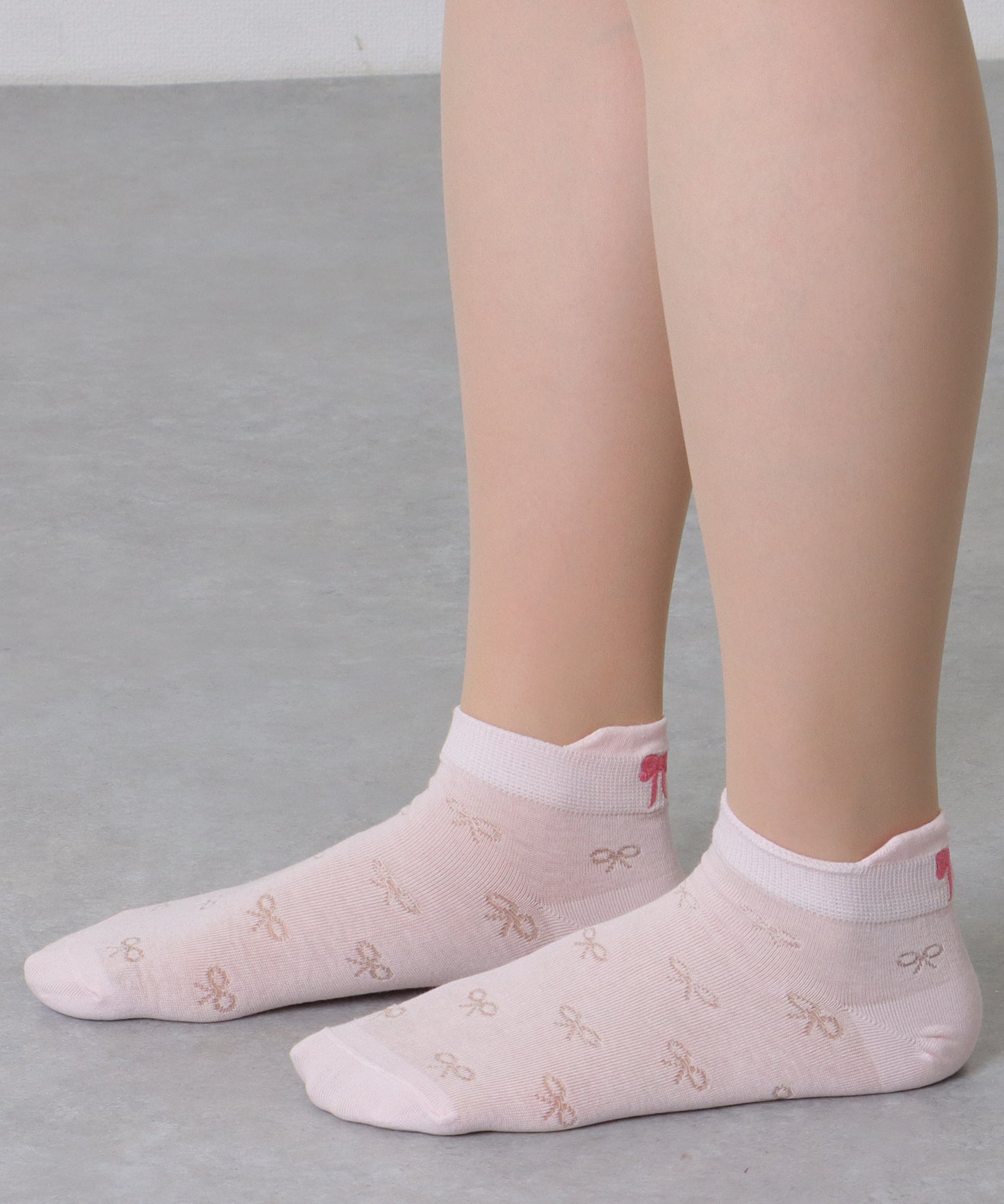 【6足セット】リボン モチーフ ベーシック ショート ソックス