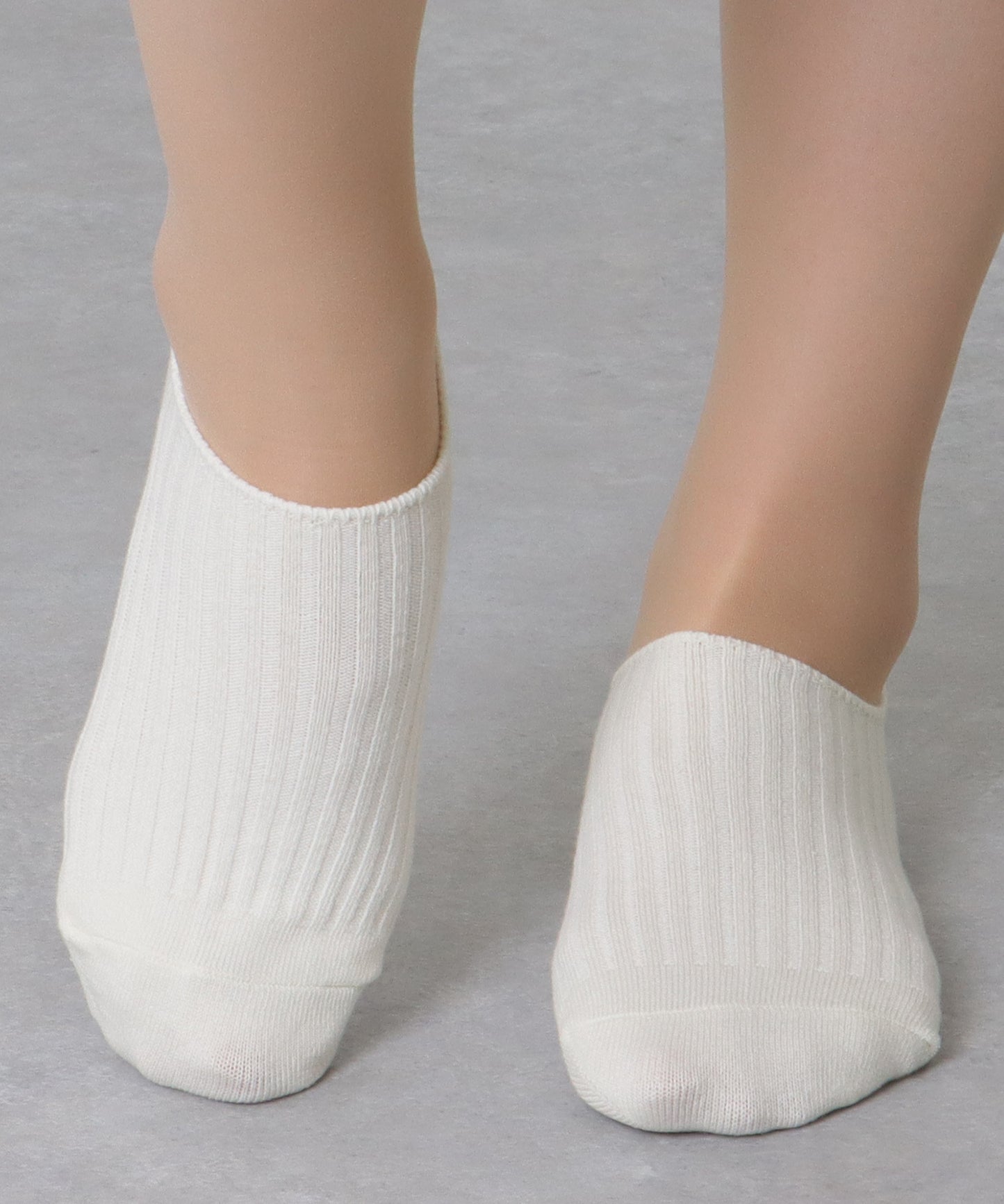 【10足セット】 ソリッドカラー シンプル リブ カバー ソックス
