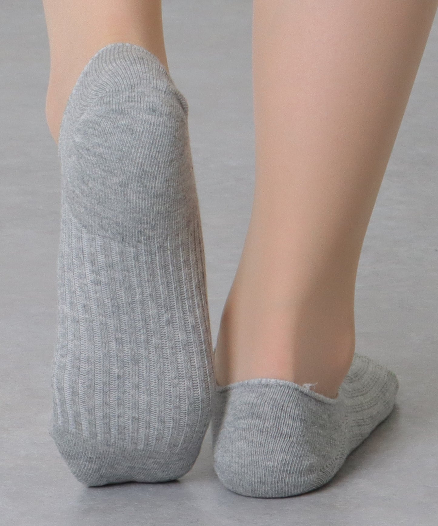 【10足セット】 ソリッドカラー シンプル リブ カバー ソックス