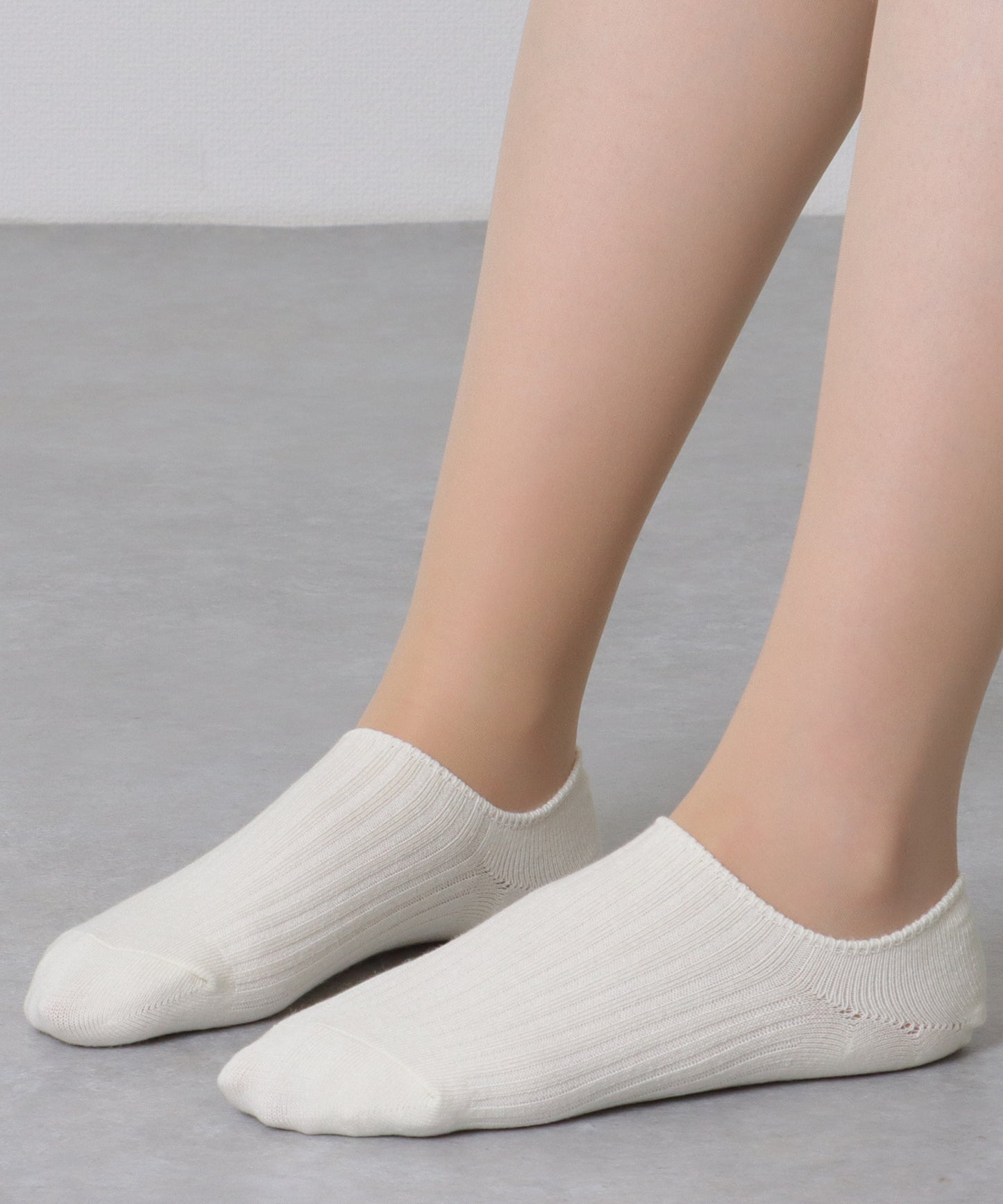【10足セット】 ソリッドカラー シンプル リブ カバー ソックス