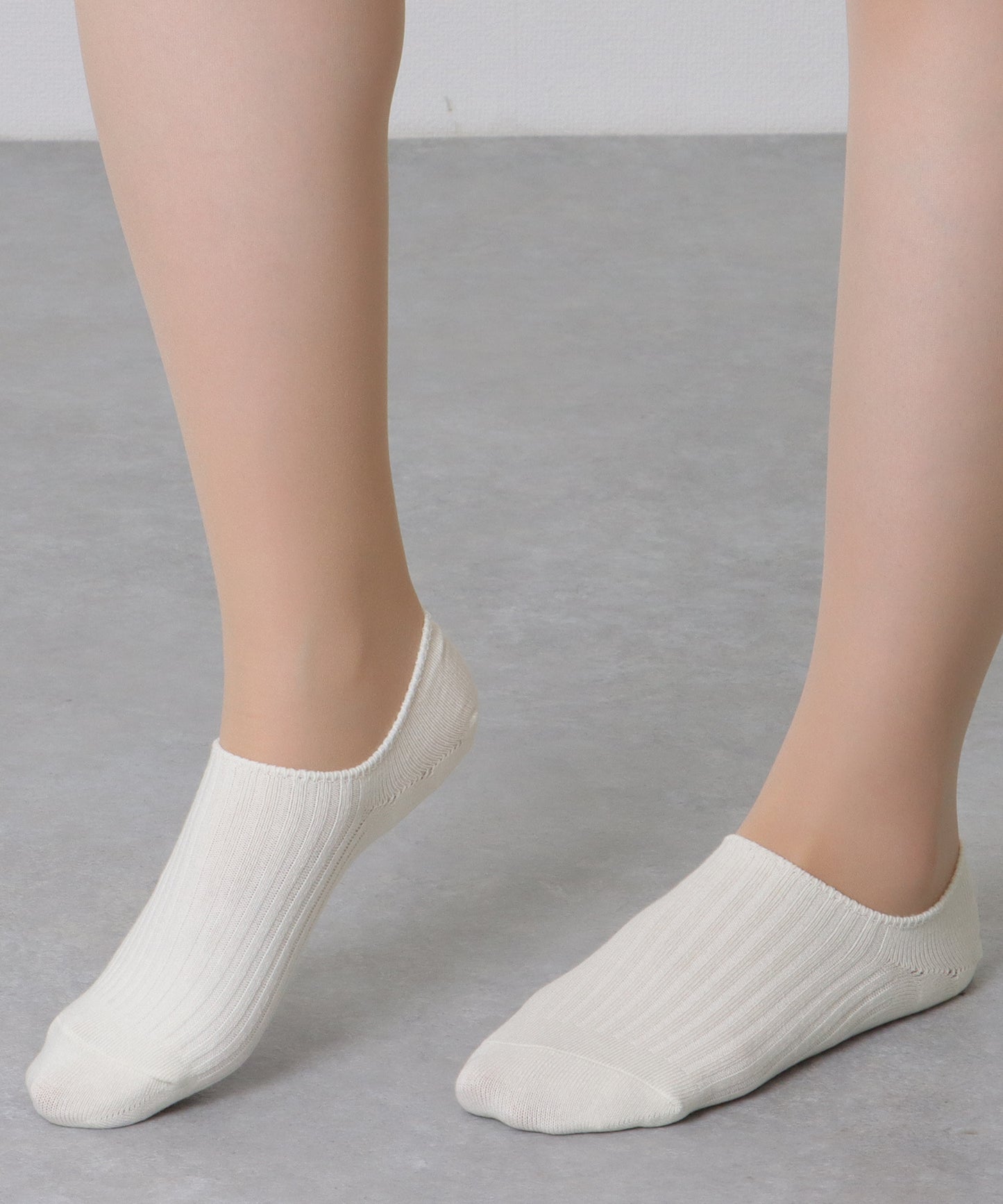 【10足セット】 ソリッドカラー シンプル リブ カバー ソックス
