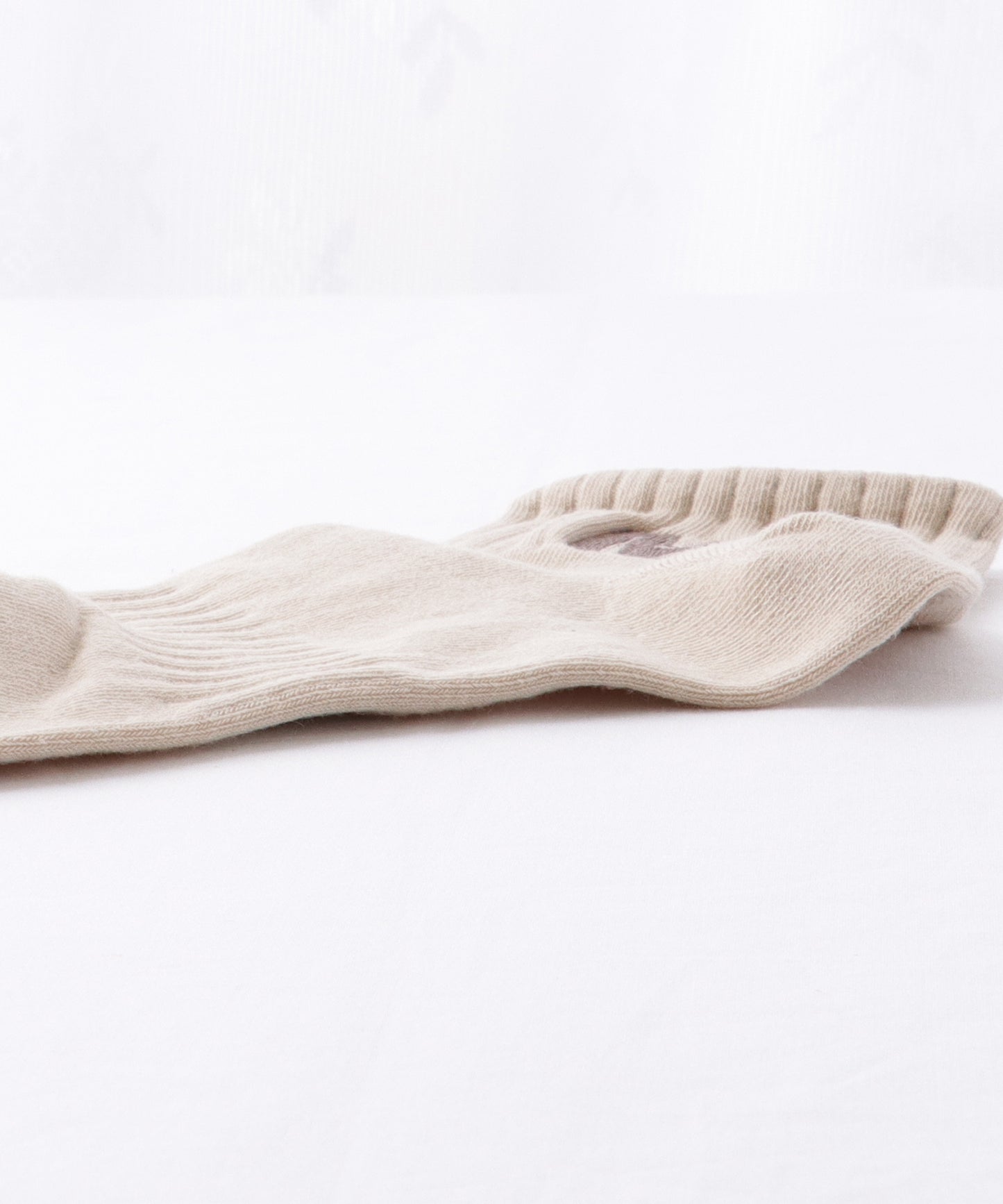 【5足組】アルファベット 刺繍付 リブ ショート ソックス