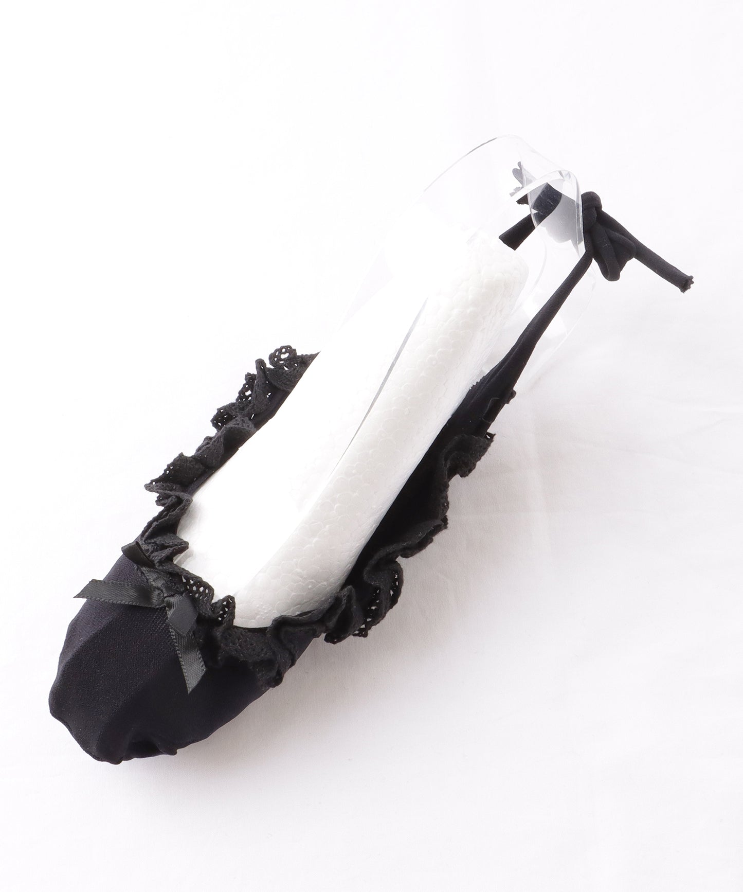 【5足セット】 リボン レース バレエシューズ風 カバー ソックス
