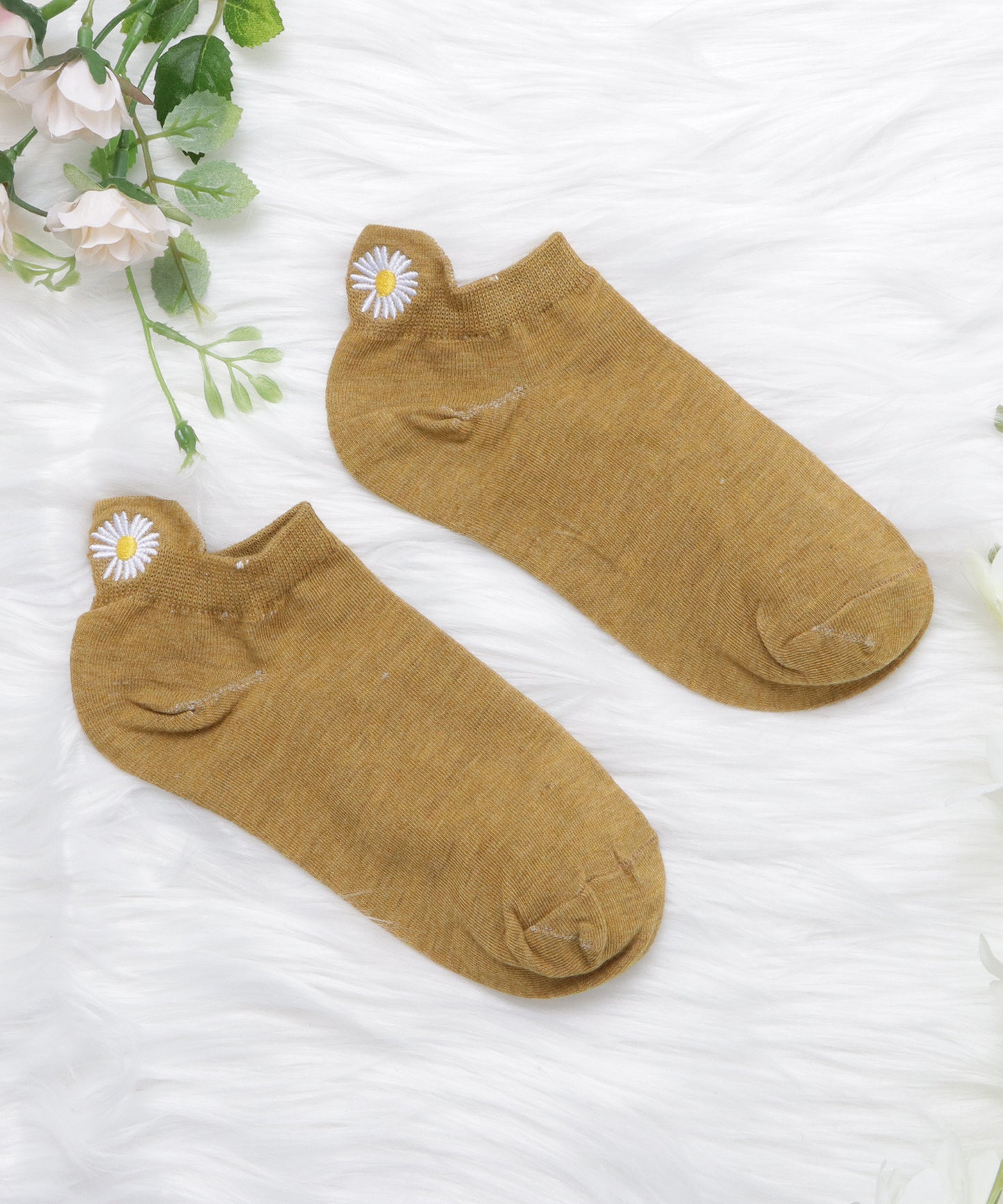 【10色組】ワンポイント刺繍くるぶしソックスセット