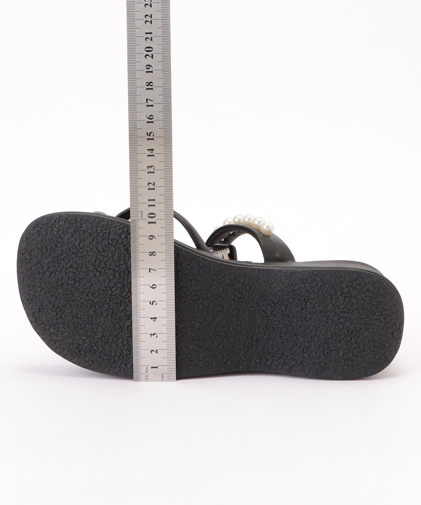 パールプラットフォームサンダル