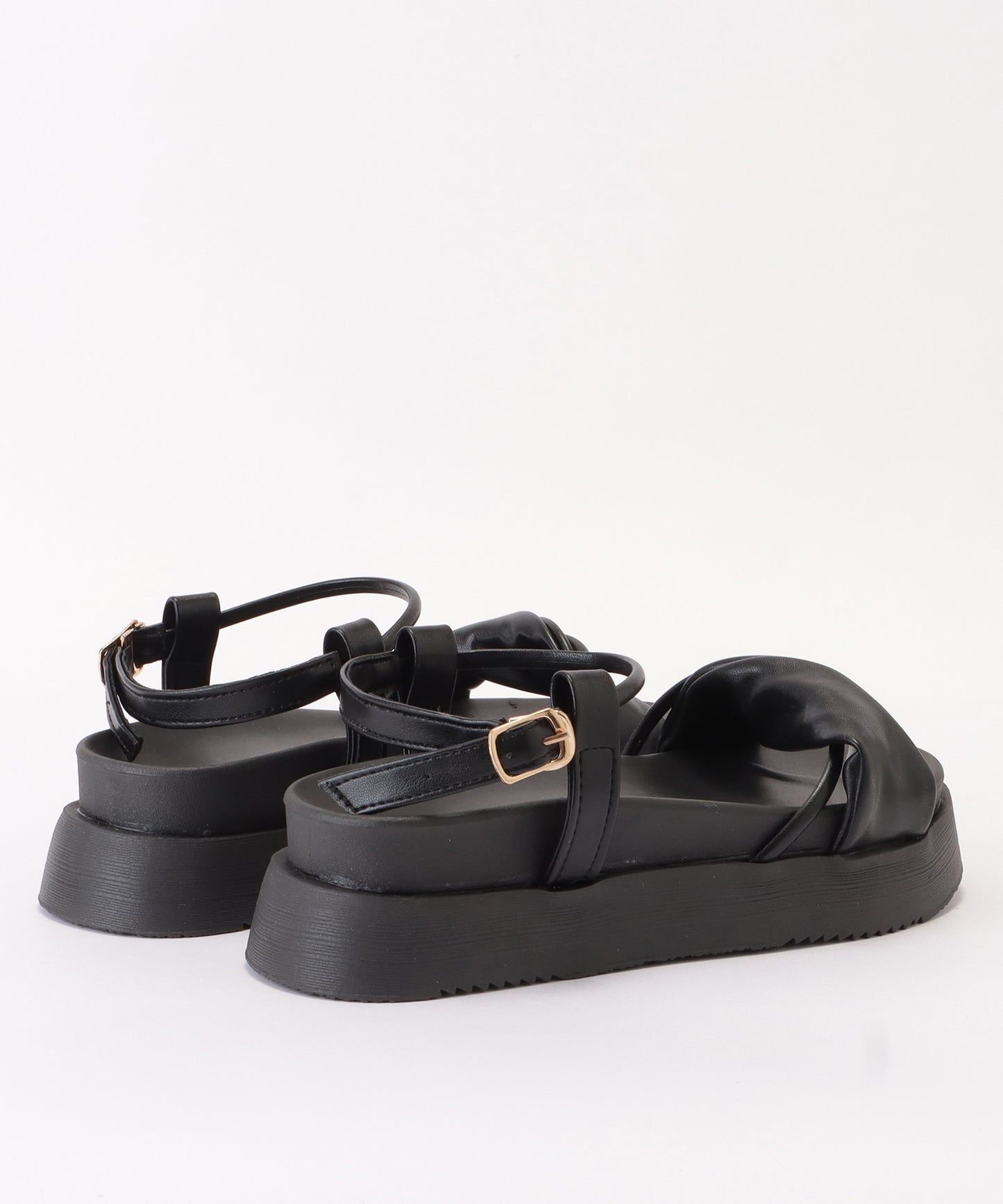 プラットフォームデザインサンダル