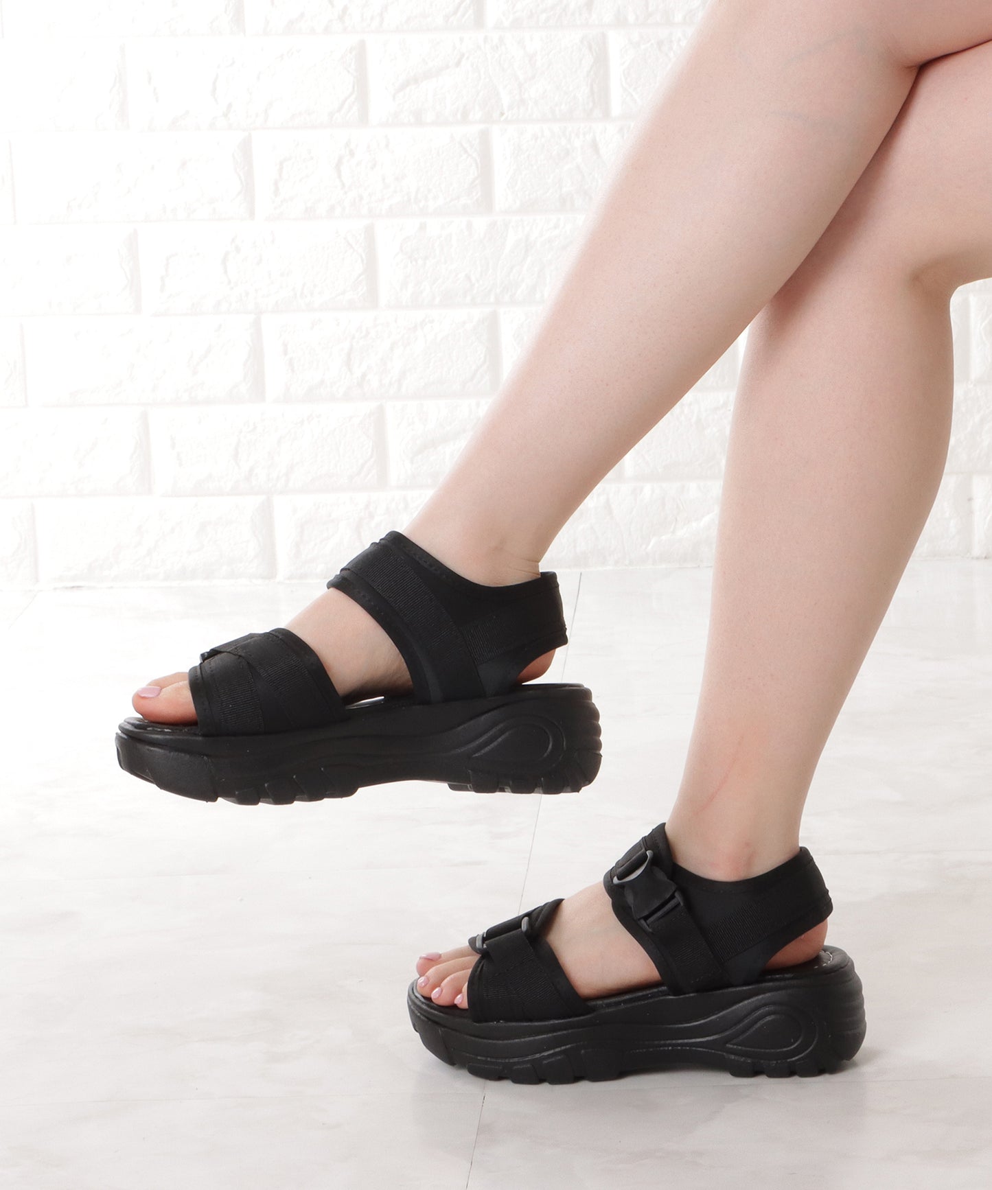 厚底スニーカーソールソフトサンダル