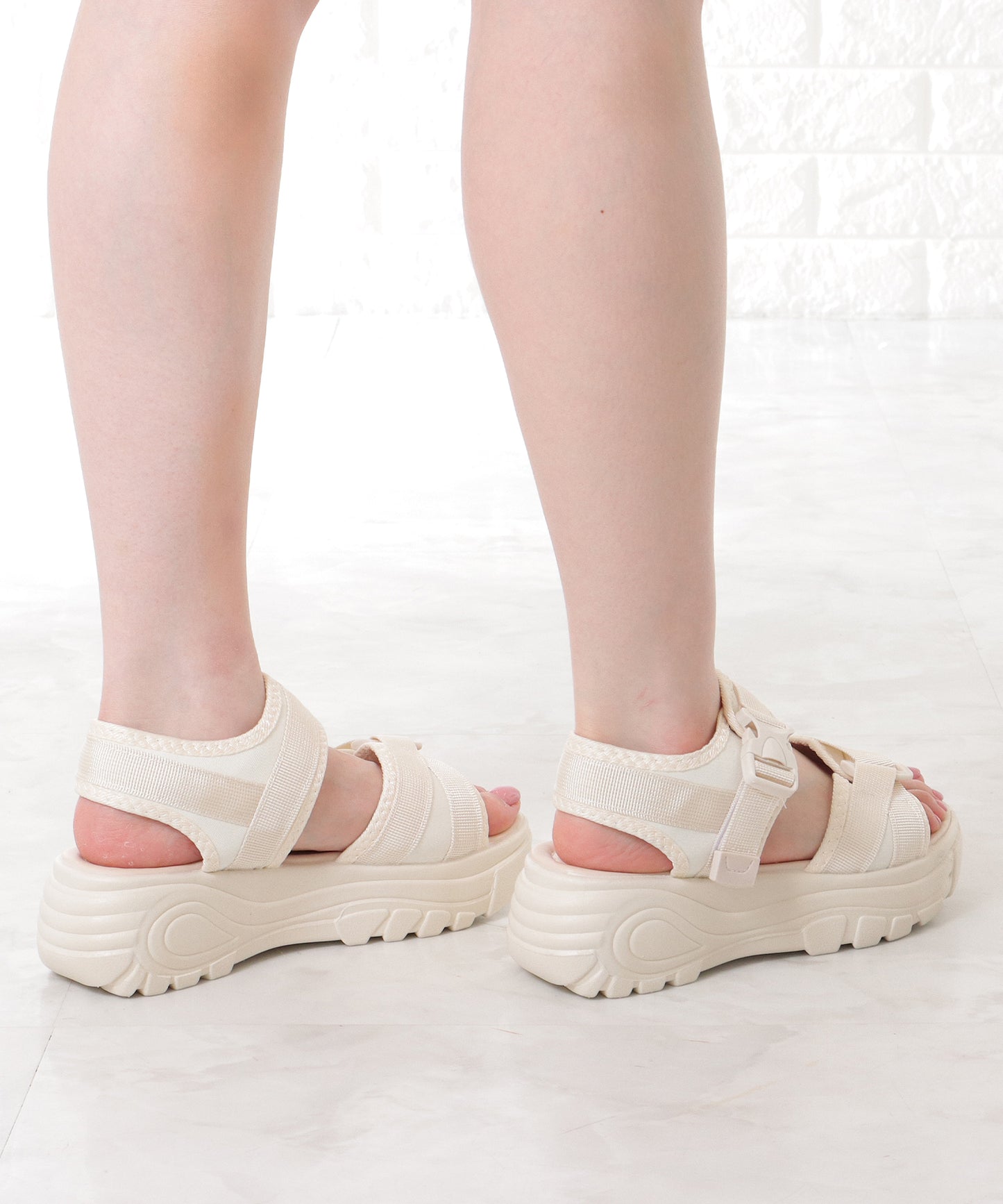 厚底スニーカーソールソフトサンダル