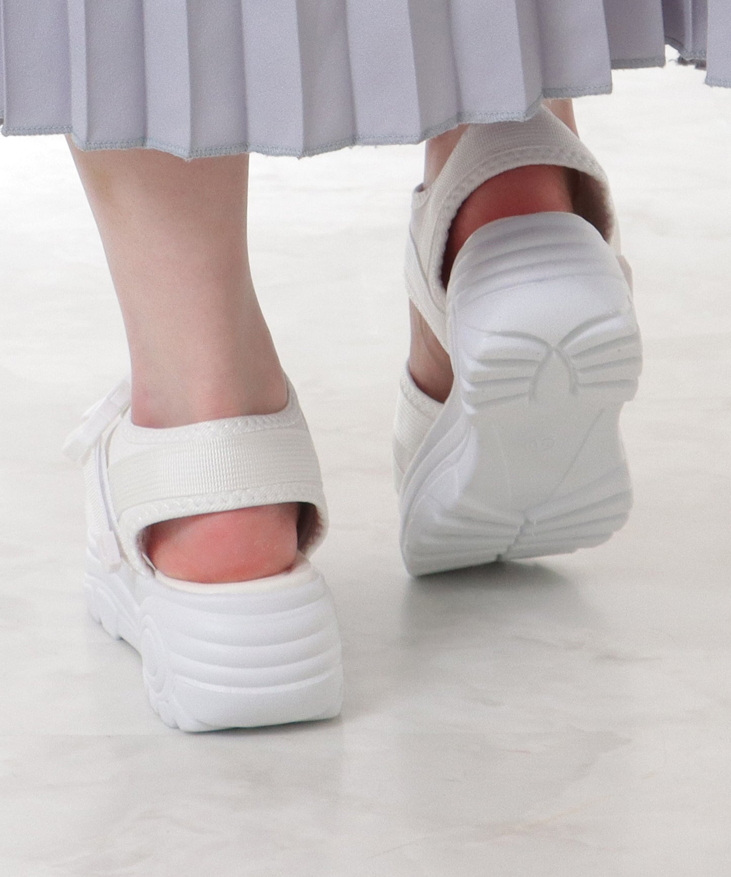 厚底スニーカーソールソフトサンダル