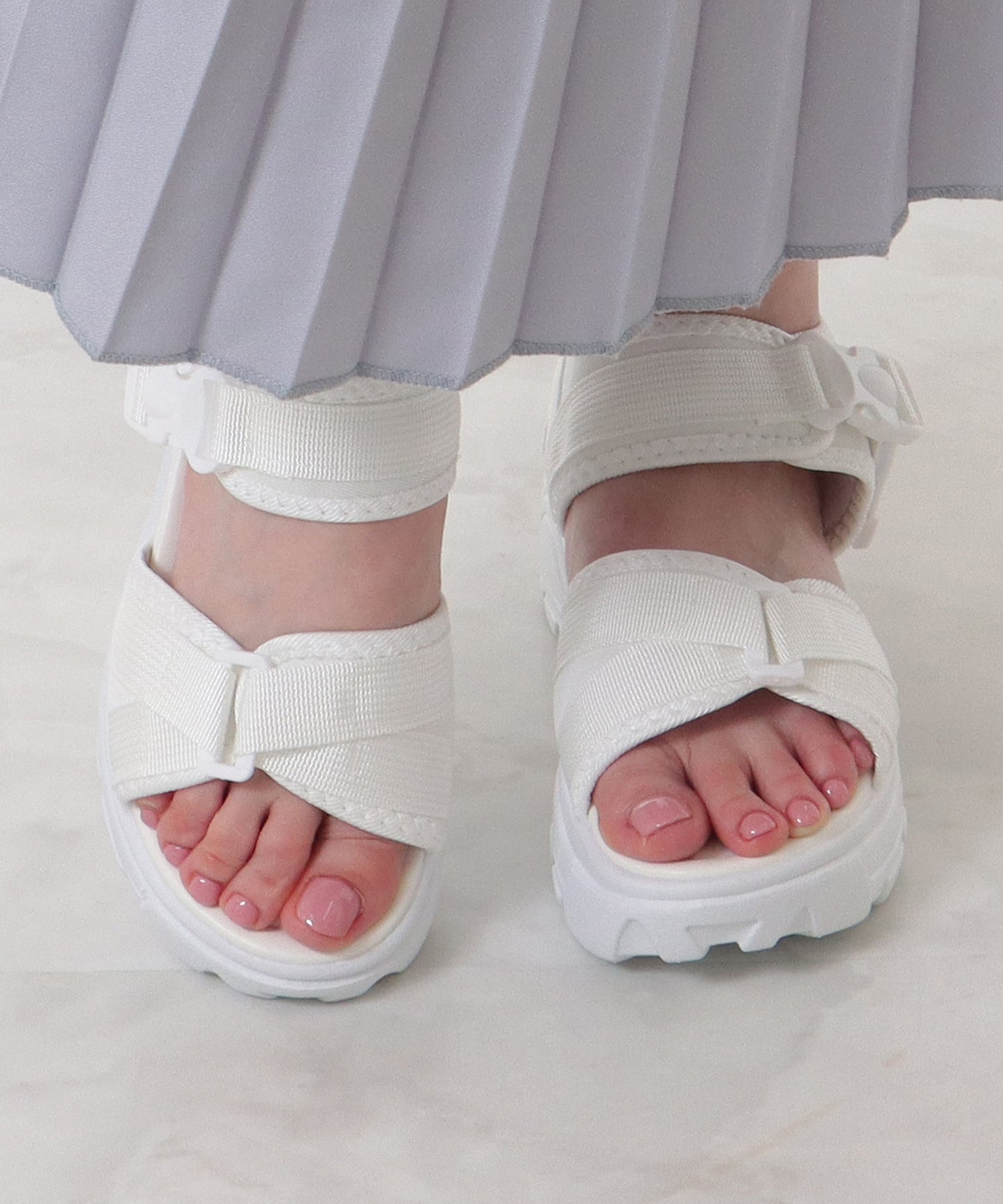厚底スニーカーソールソフトサンダル