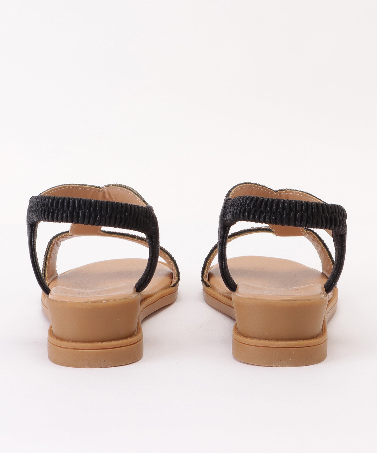 メタリックカラーウエーブコンフォートサンダル