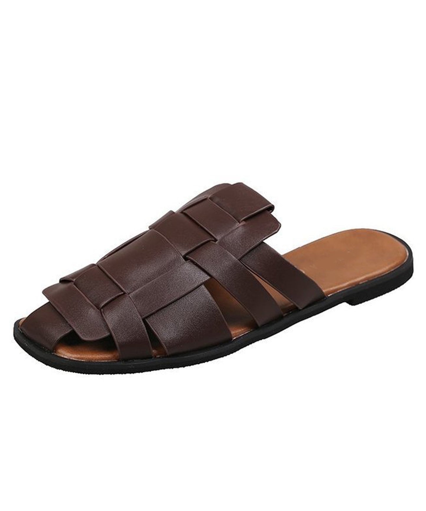 編み込みスリッパサンダル