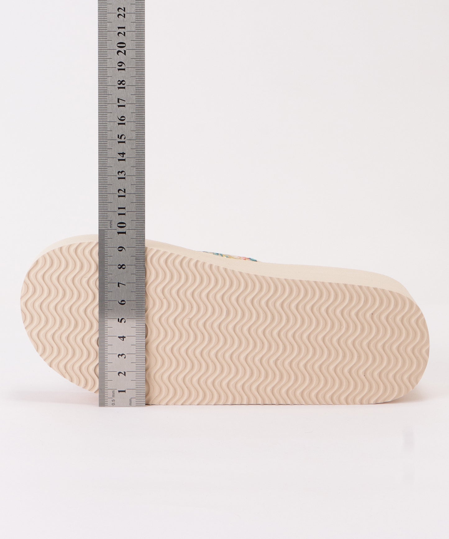 フラワー×パールモチーフ厚底ビーチサンダル