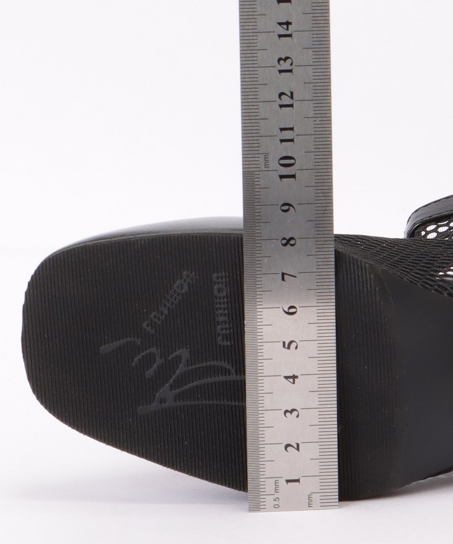 メッシュ ドッキング チャンキー ショート ブーツ