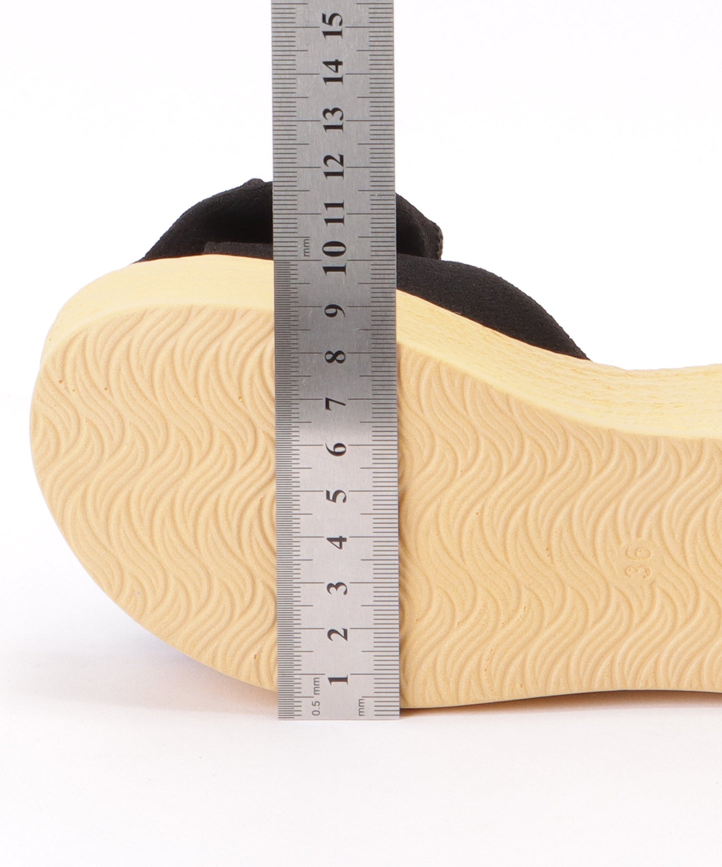 ビッグリボン パイピング 厚底 ウエッジ サンダル