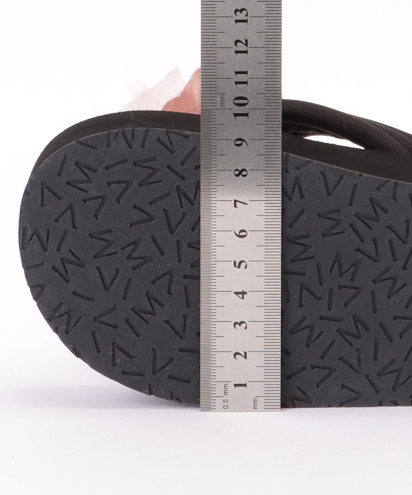 シアー フラワー 厚底 トング サンダル