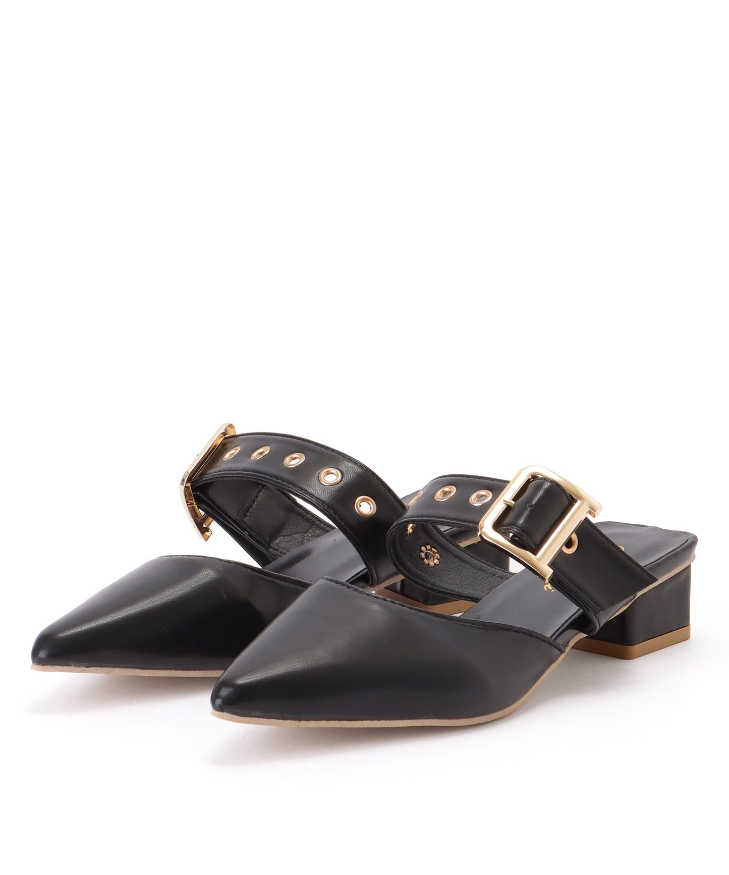 ポインテッド スタッズ ミュール サンダル