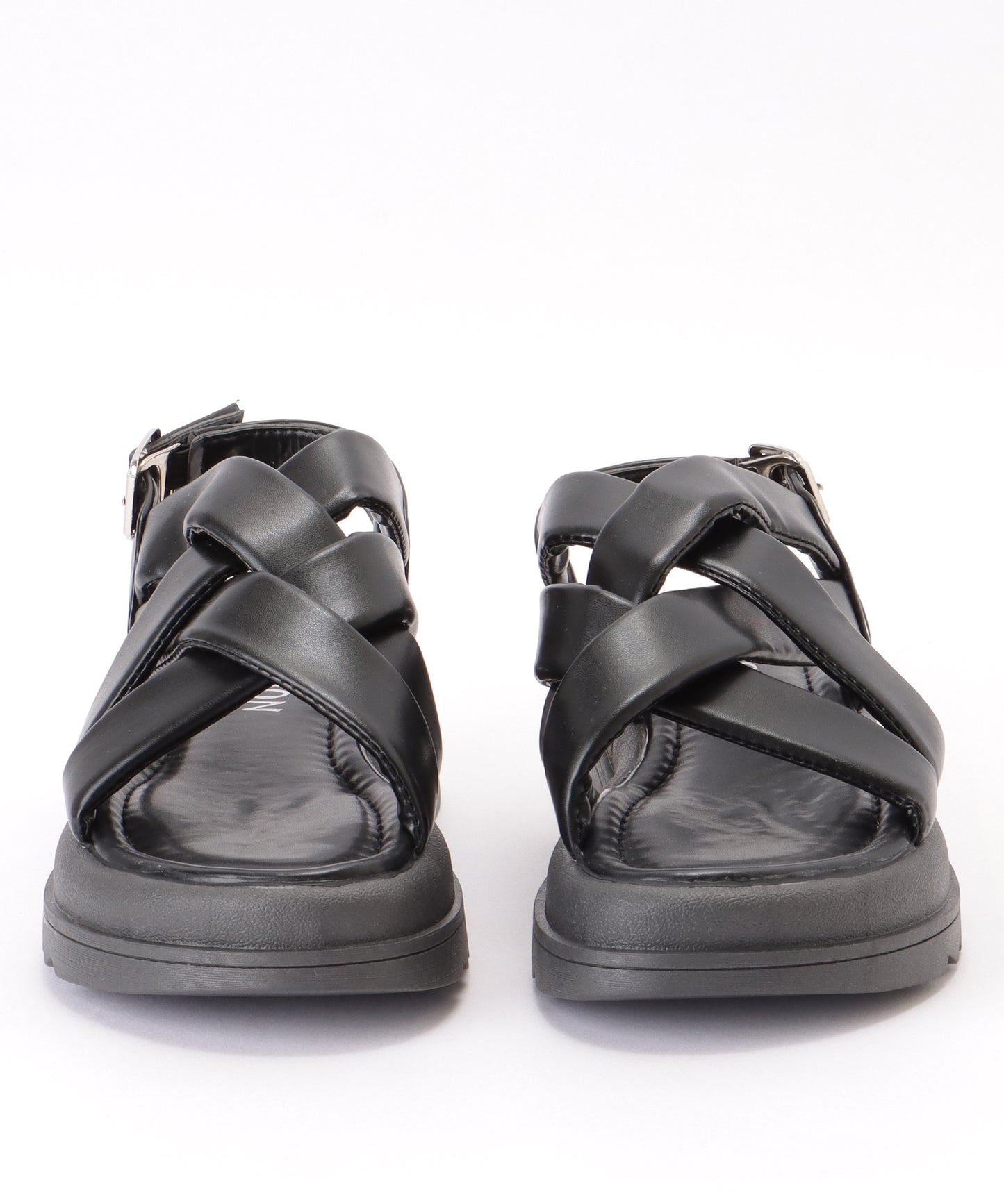 メッシュ ストラップ 厚底 コンフォート サンダル