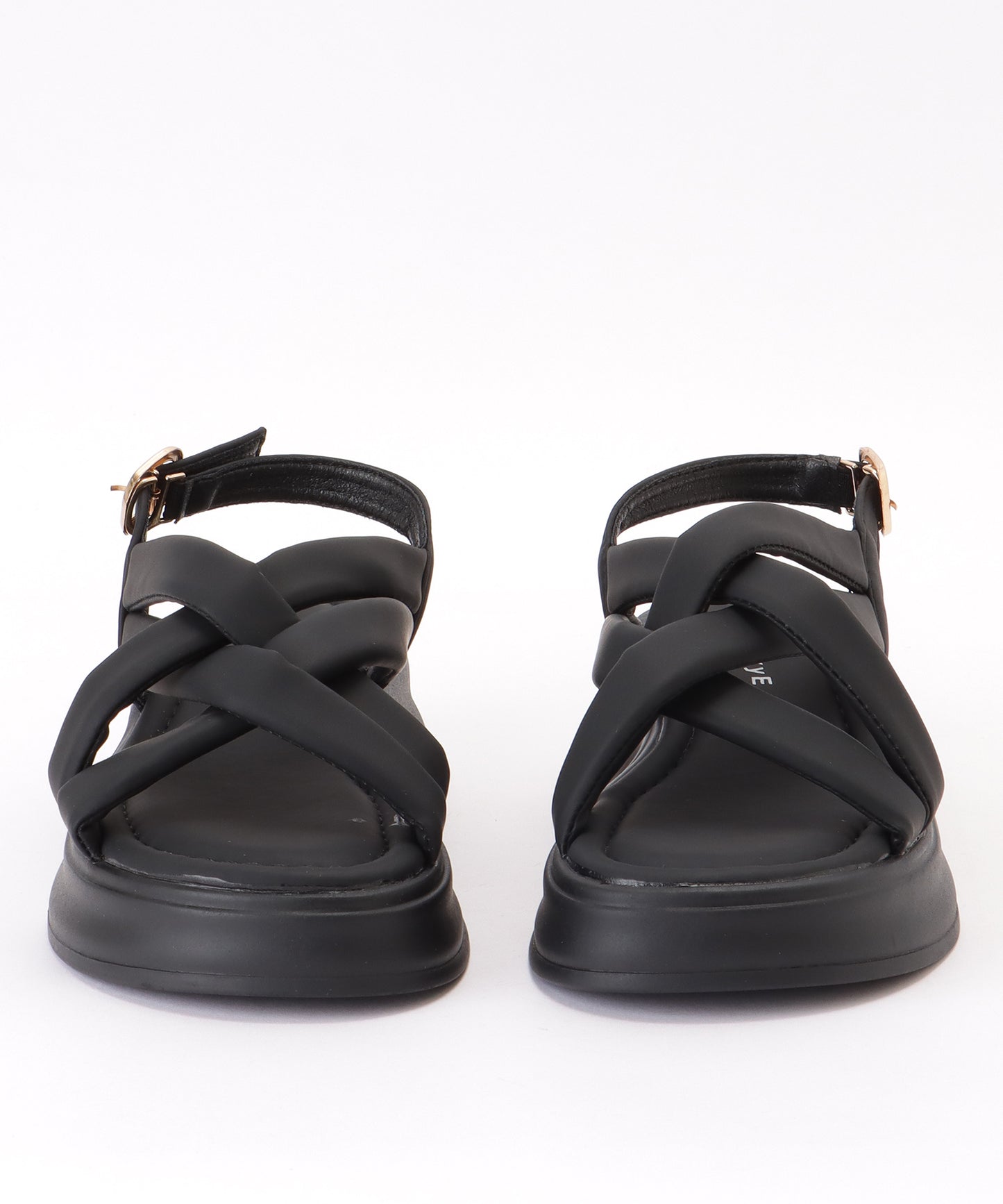 ソフト メッシュ バックストラップ 厚底 サンダル