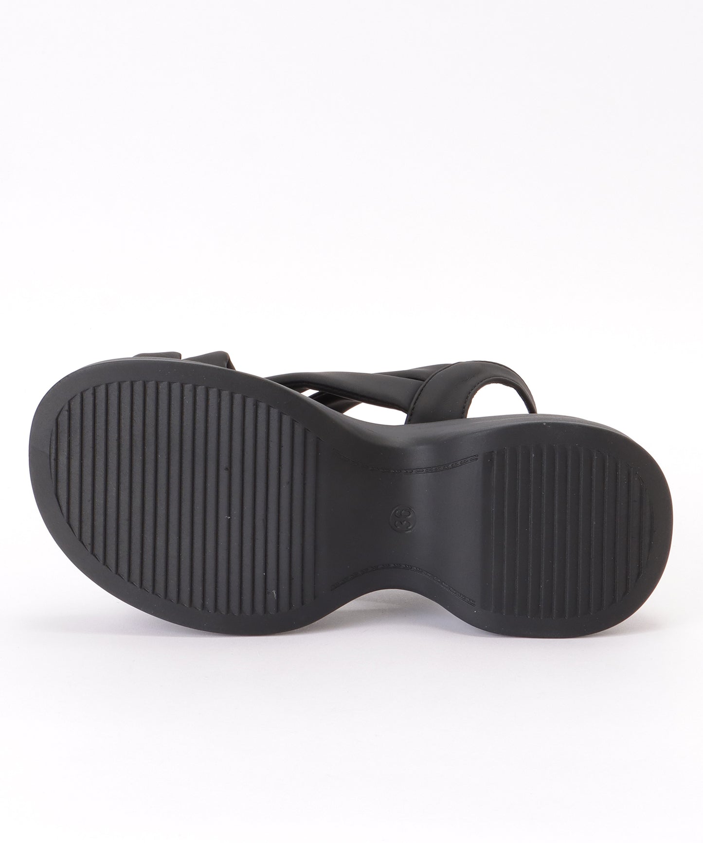 ソフト メッシュ バックストラップ 厚底 サンダル