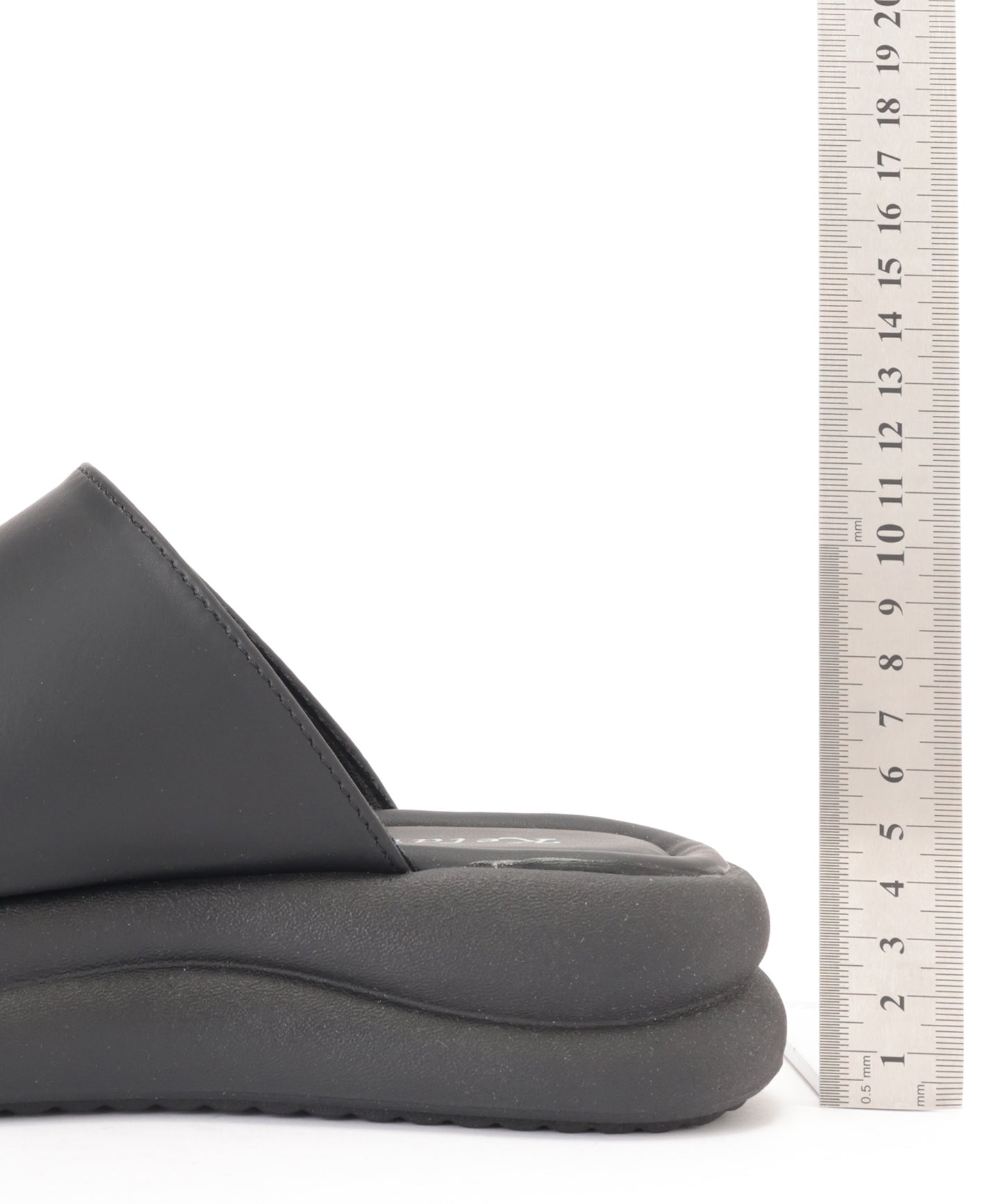 アシンメトリー スライド トング 厚底 サンダル