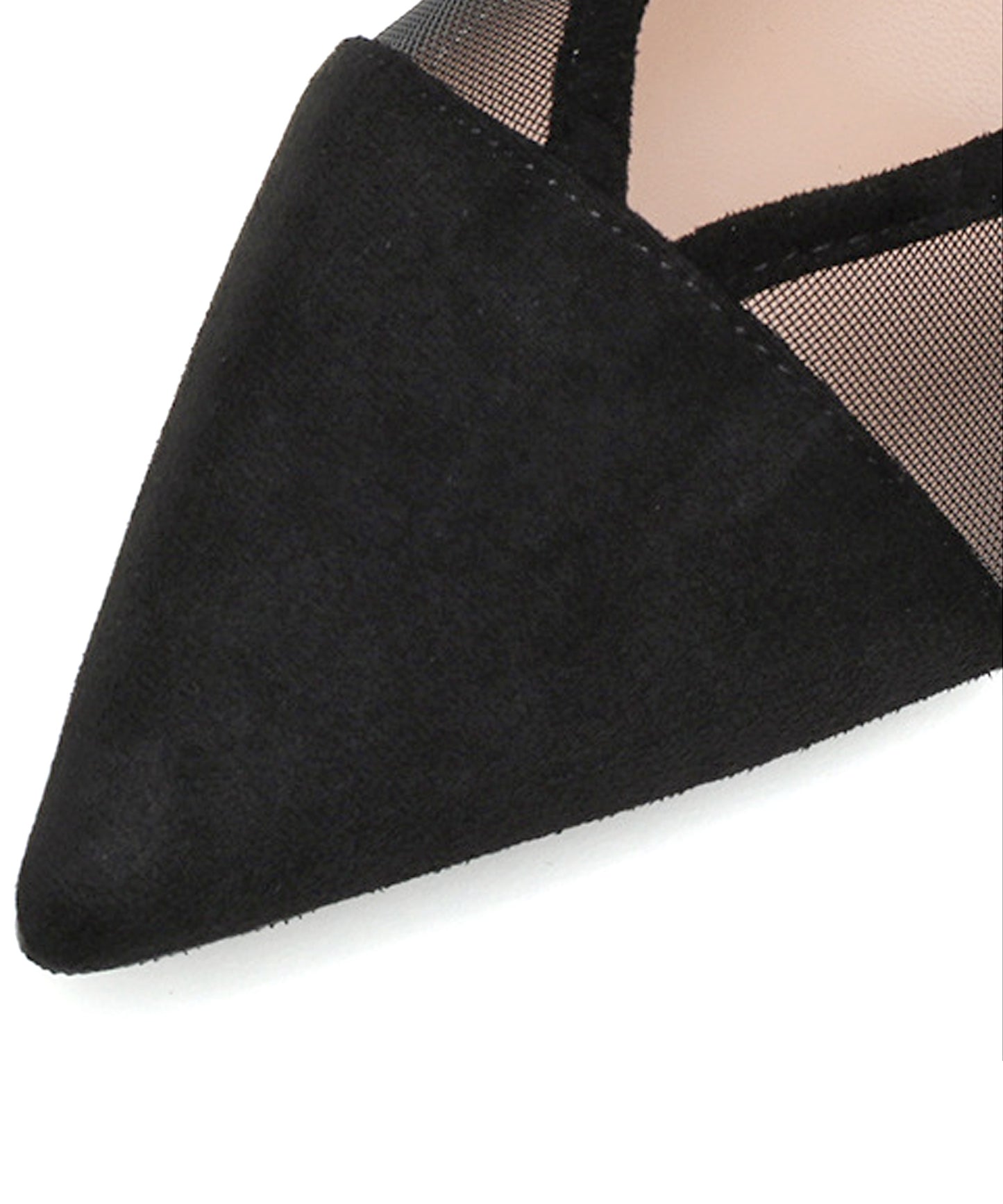 シースルーフラットミュールサンダル