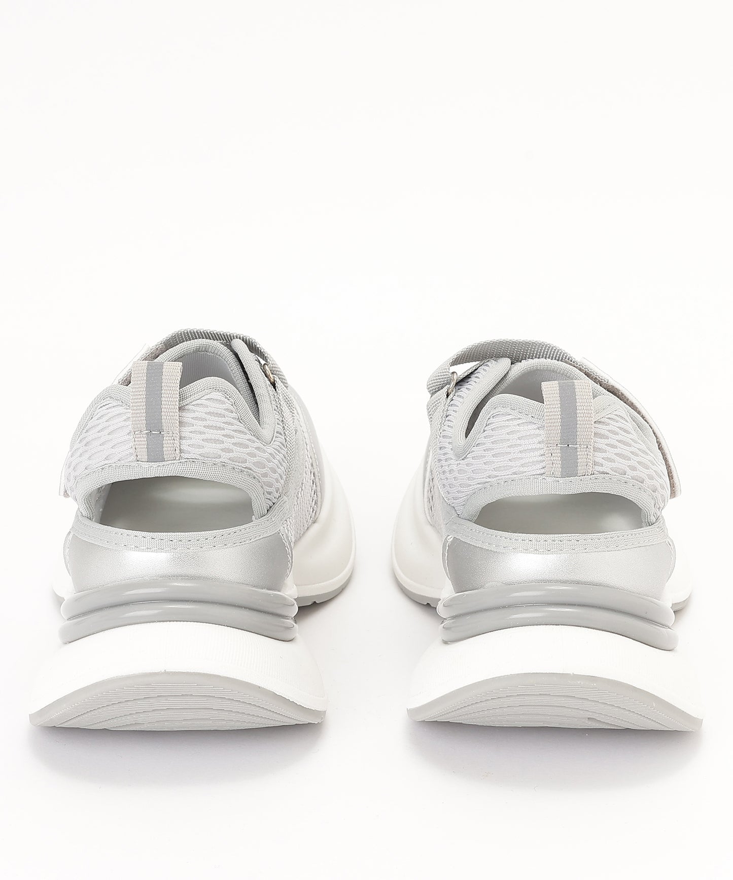 メッシュ ベルト付き 厚底 スニーカー サンダル