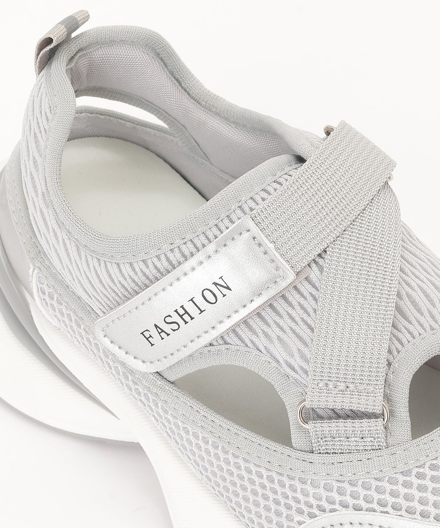 メッシュ ベルト付き 厚底 スニーカー サンダル