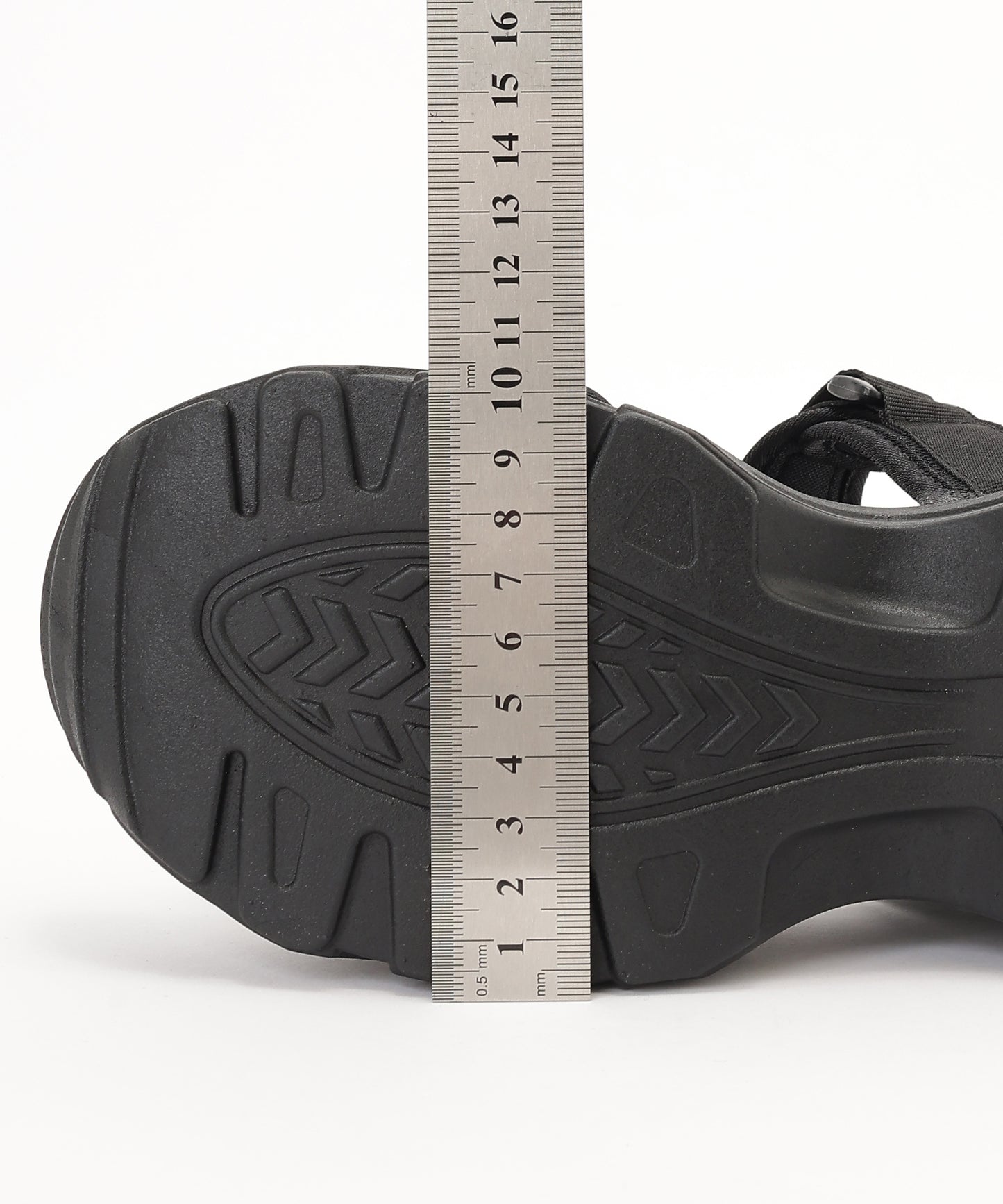 厚底 ラメ ベルクロ スポーツ サンダル