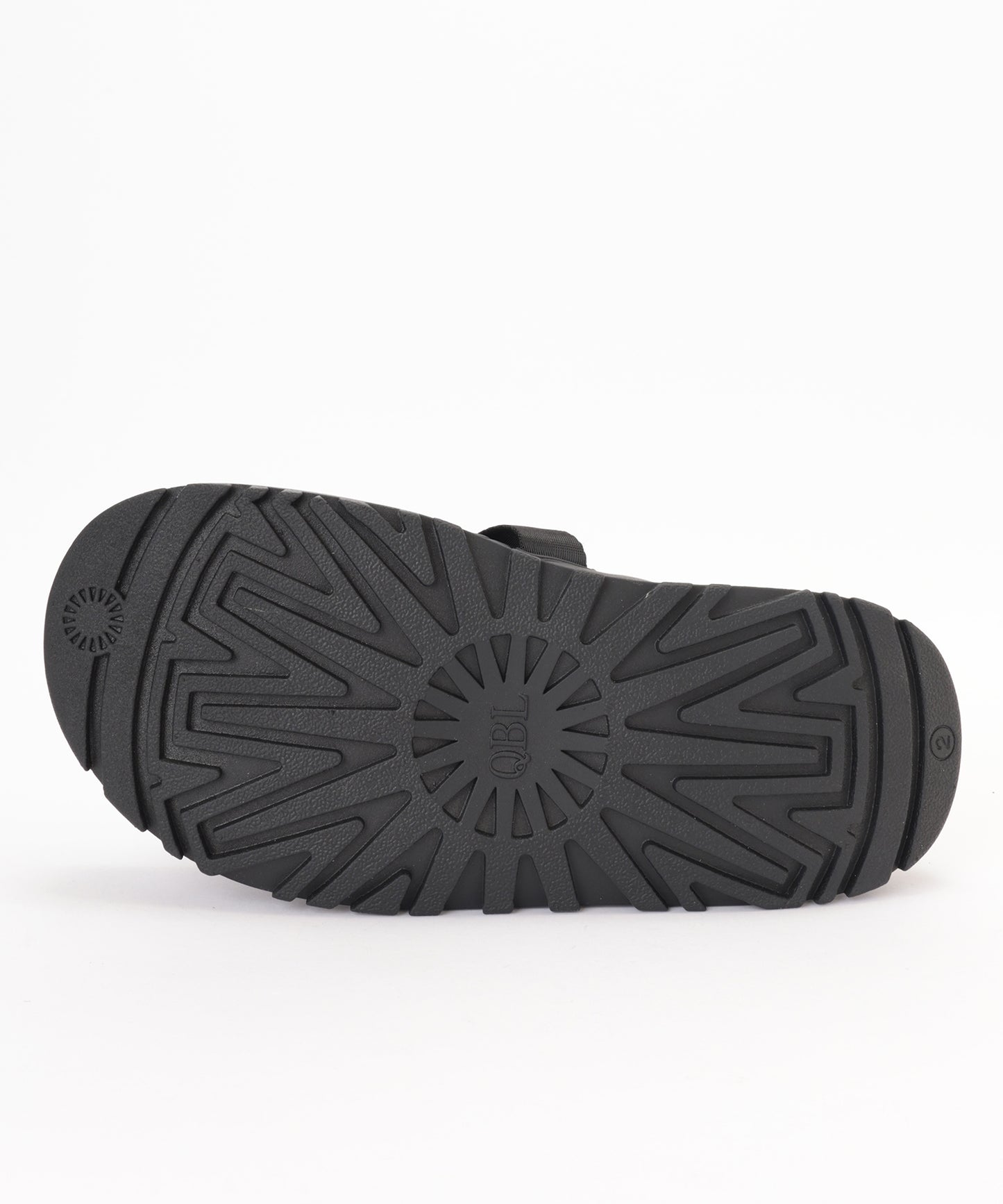 レザー調 ベルクロ 厚底 スポーツ サンダル