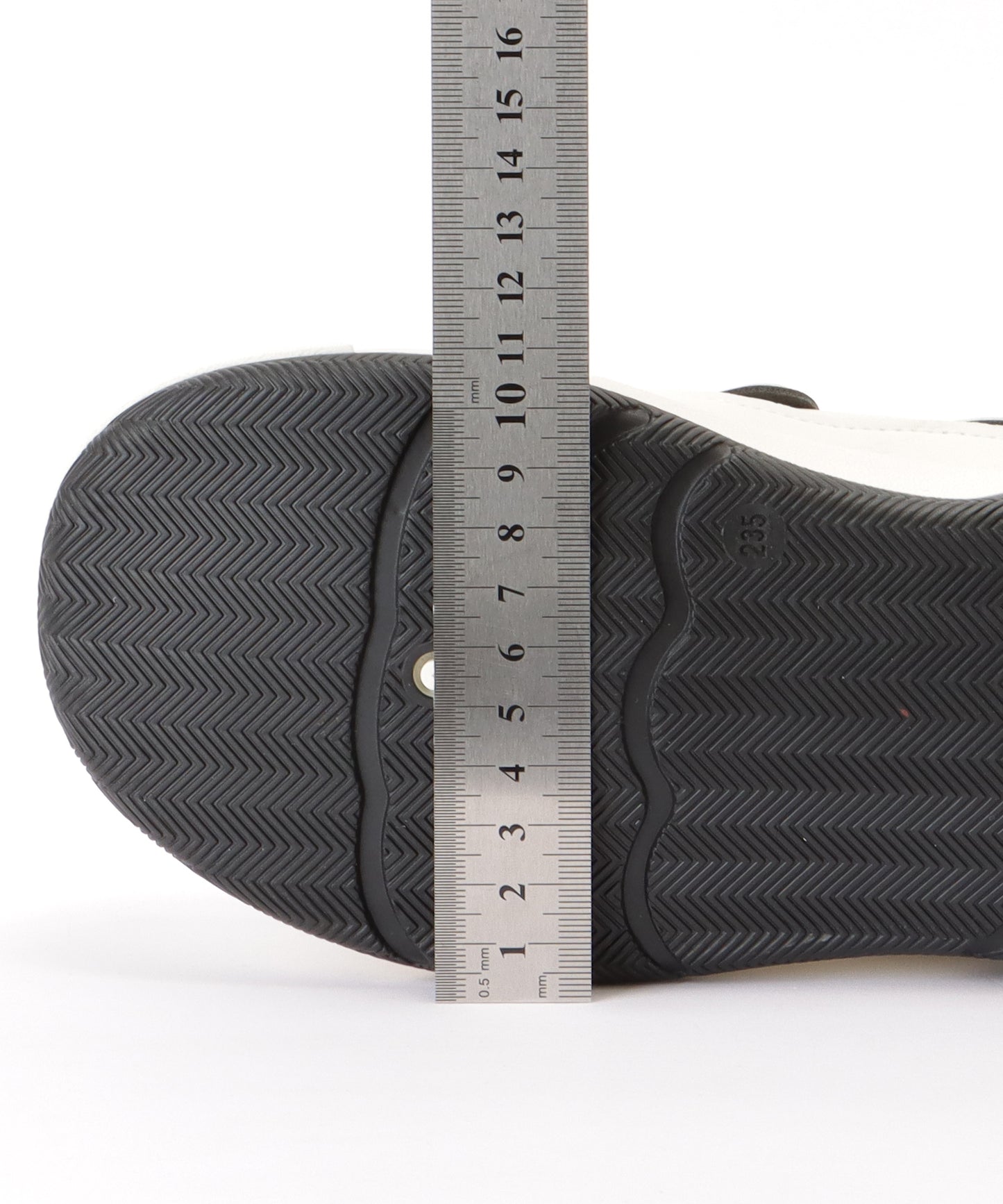 配色 ウエーブ ライン レースアップ アグリーシューズ