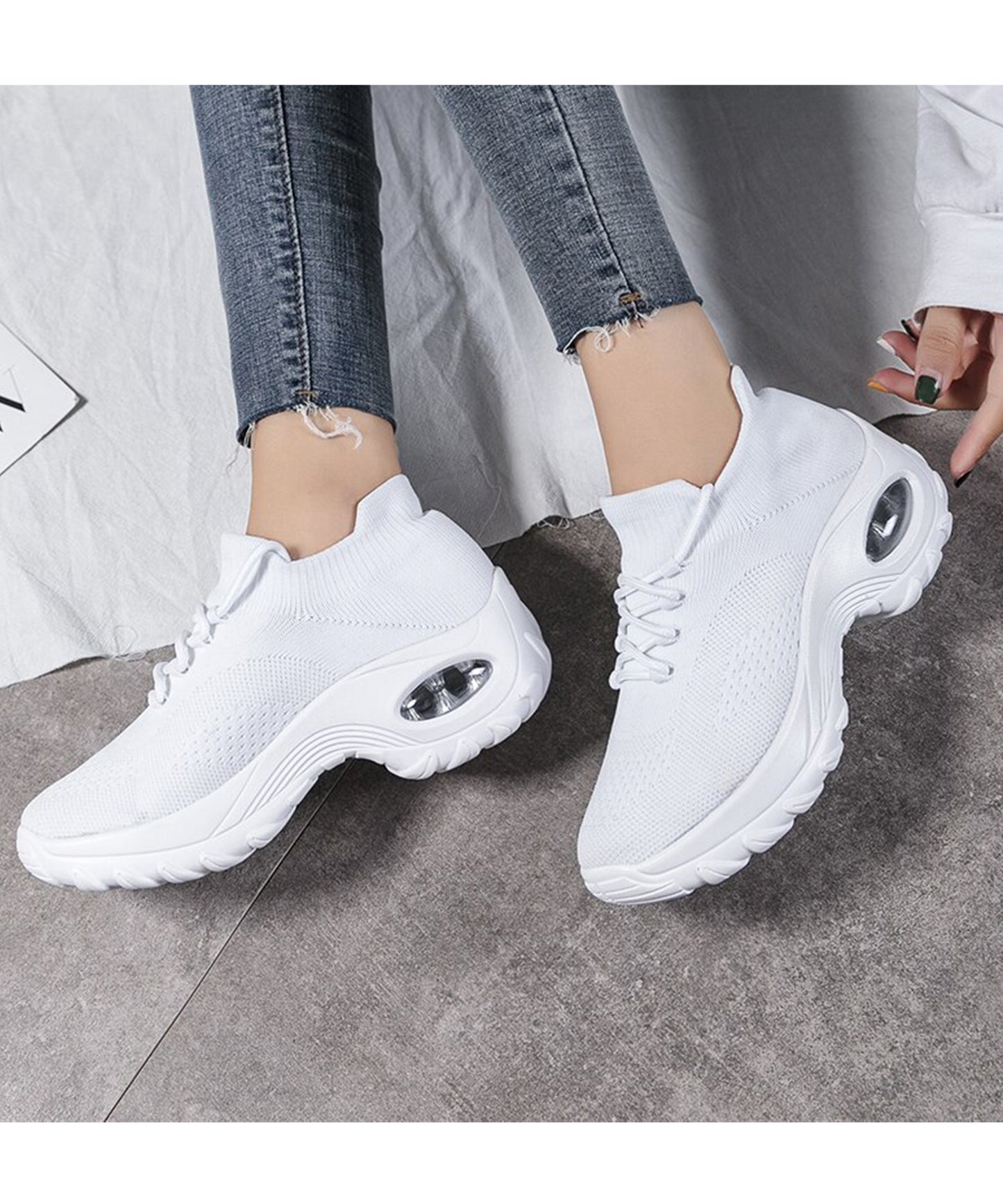 厚底ランニングシューズ