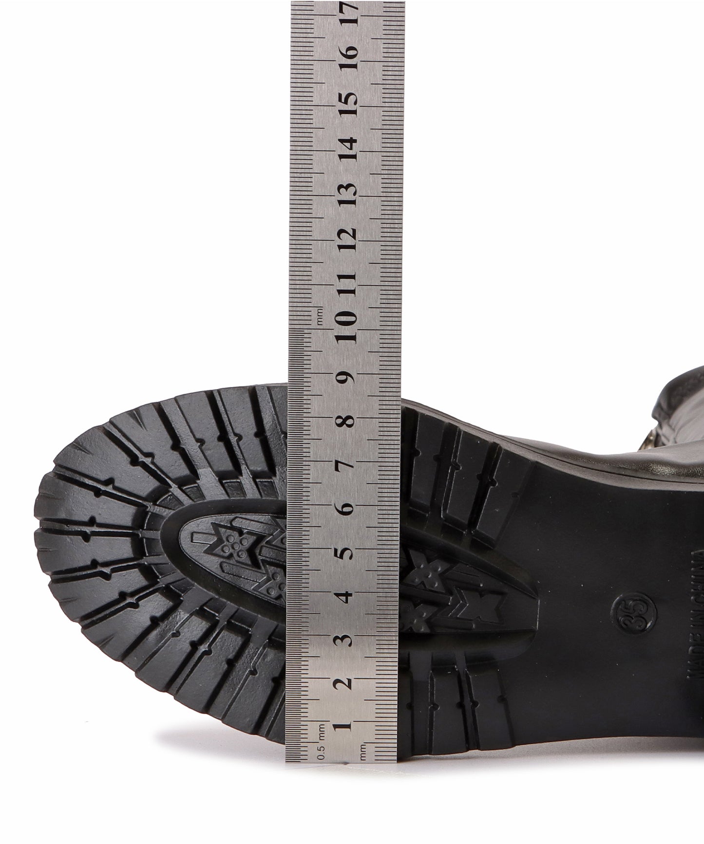 フロントジップロングブーツ