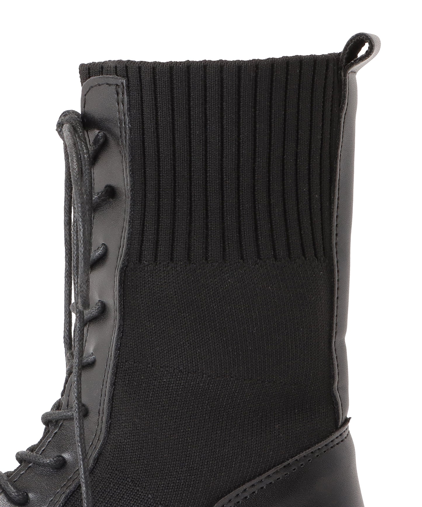 丈が選べる2タイプ 厚底レースアップブーツ