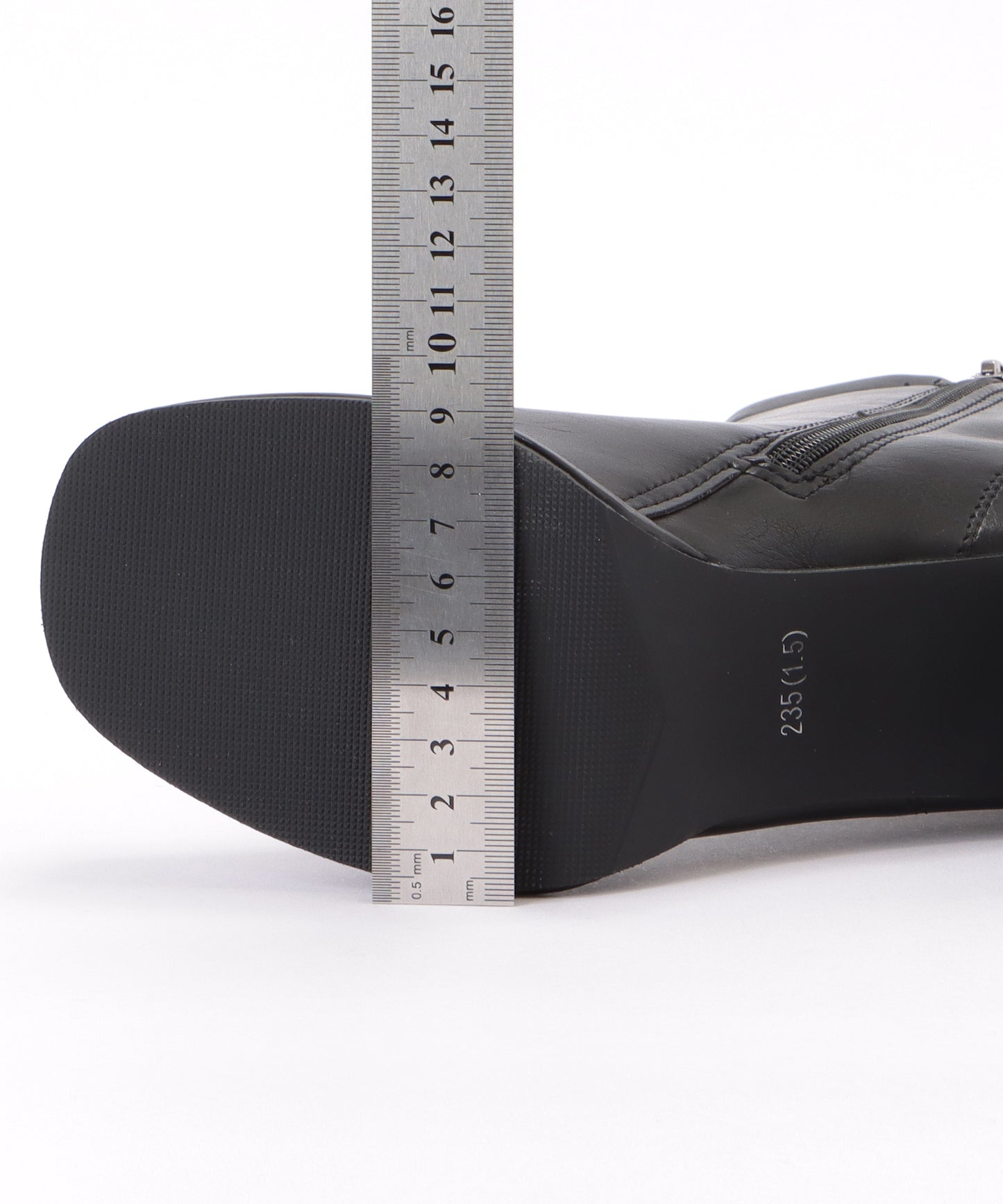 バックリボンチャンキーショートブーツ